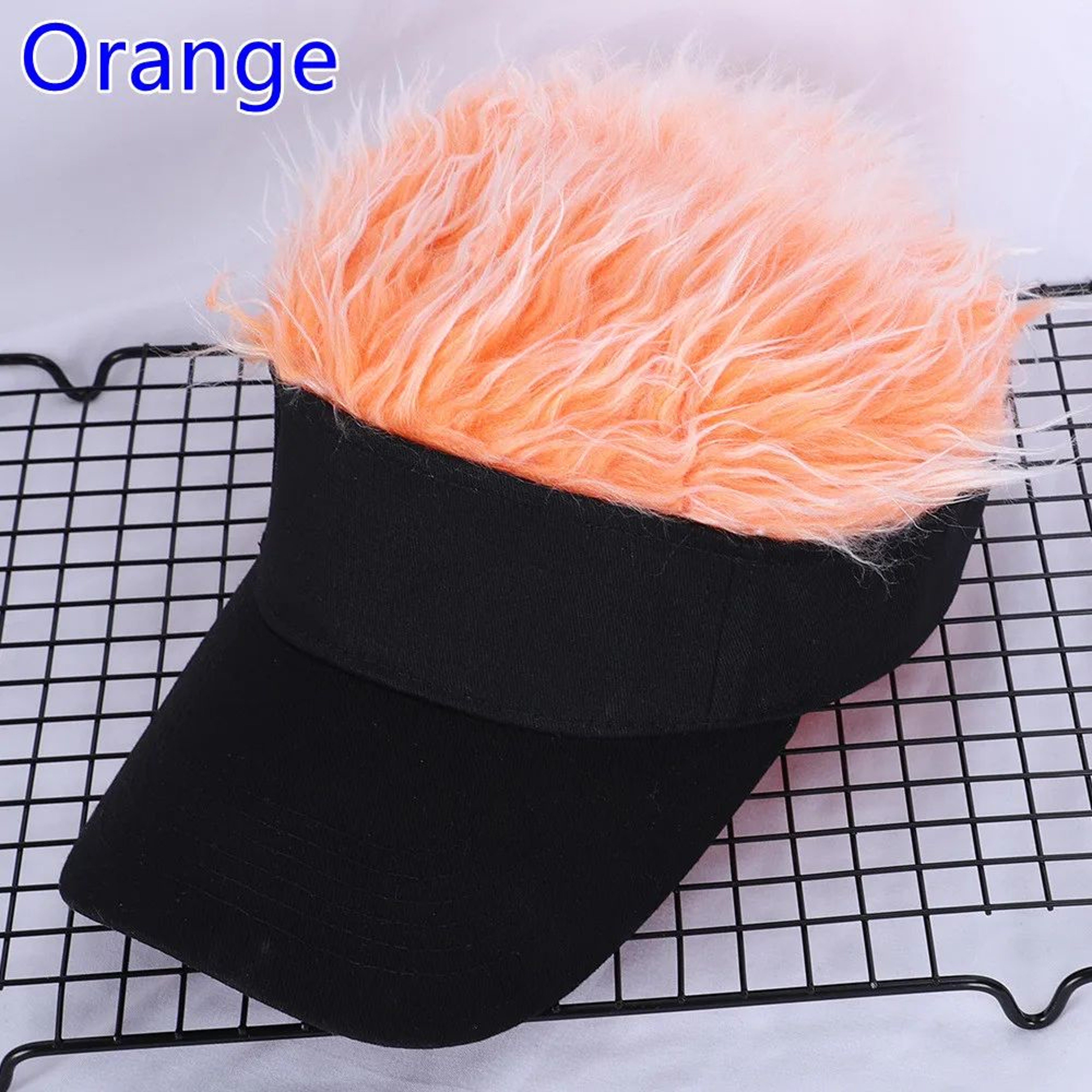 Adjustable Spiked Hair Wig Baseball Cap 10