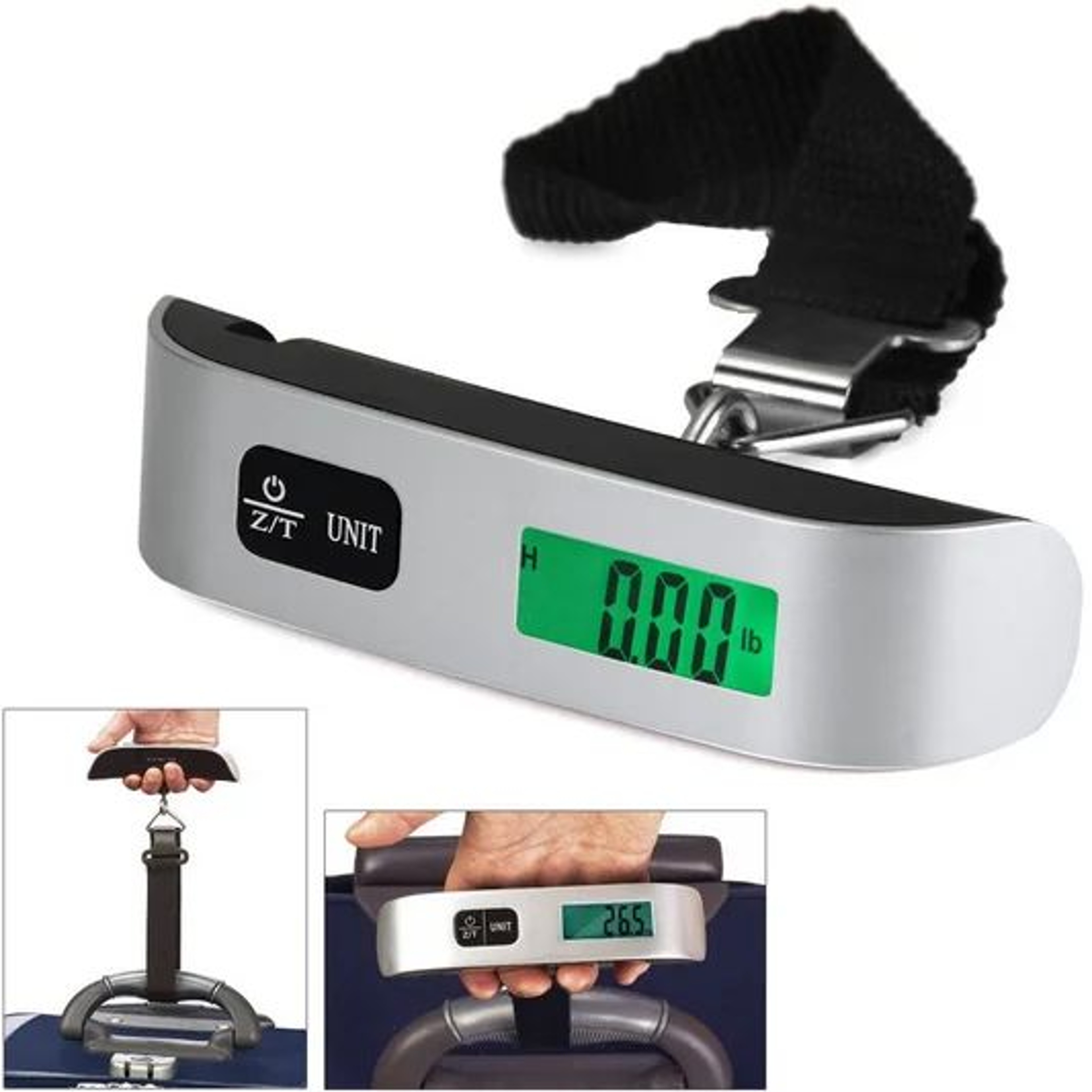 Portable Digital Luggage Scale 110 Lb LCD Display 6