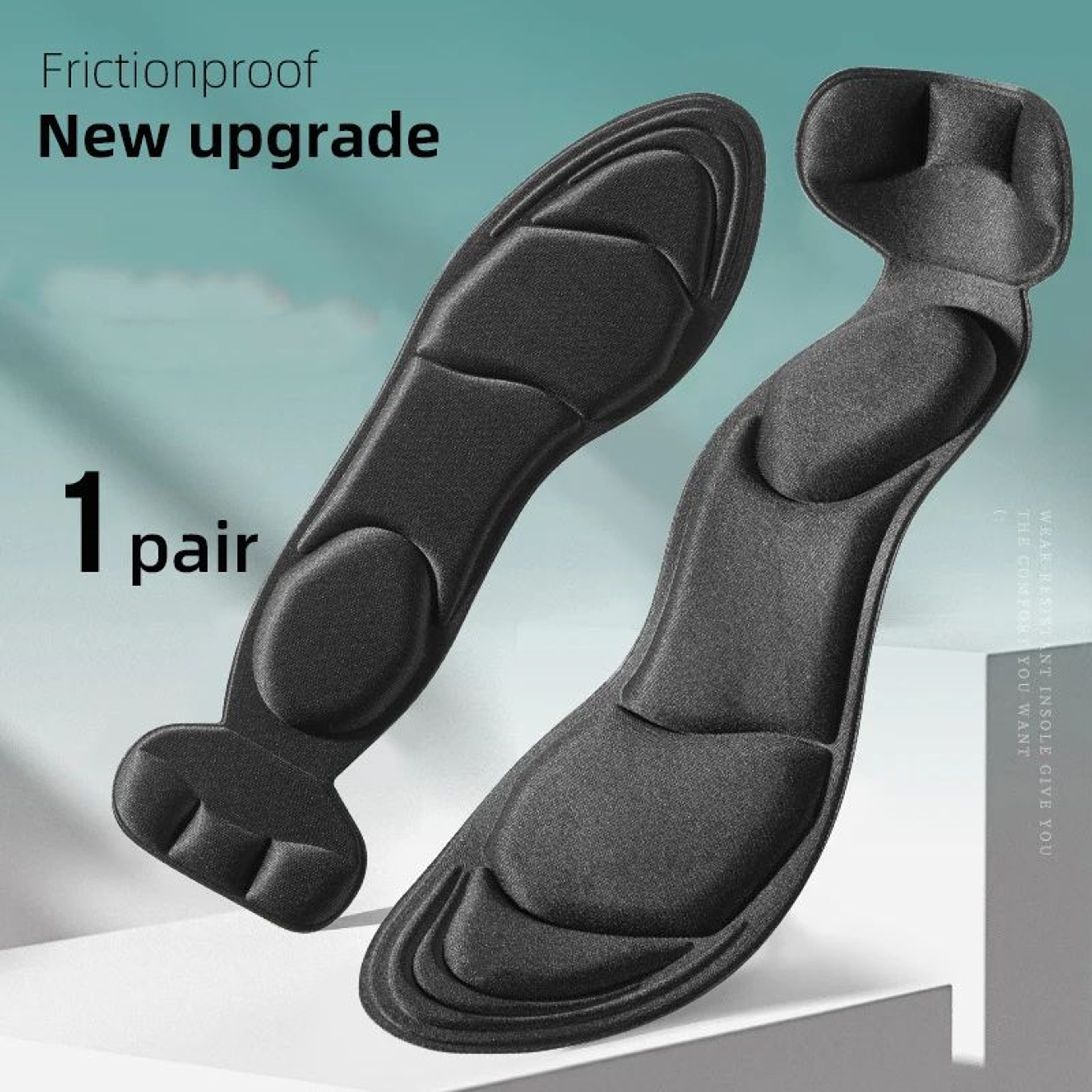 Womens Memory Foam Comfort Insoles High Heel Shoe Pads 7