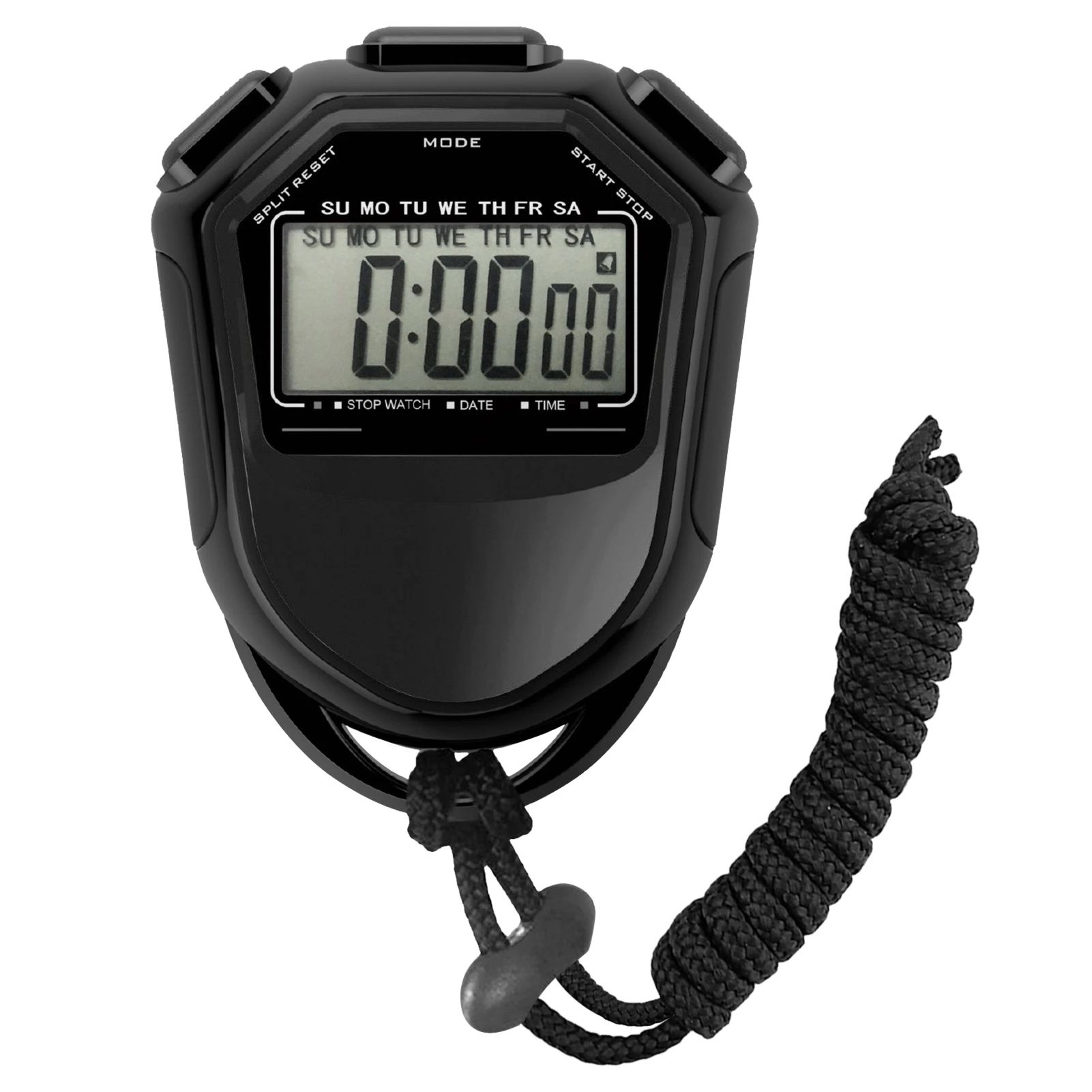 Waterproof Digital Sports Stopwatch LCD Timer 6