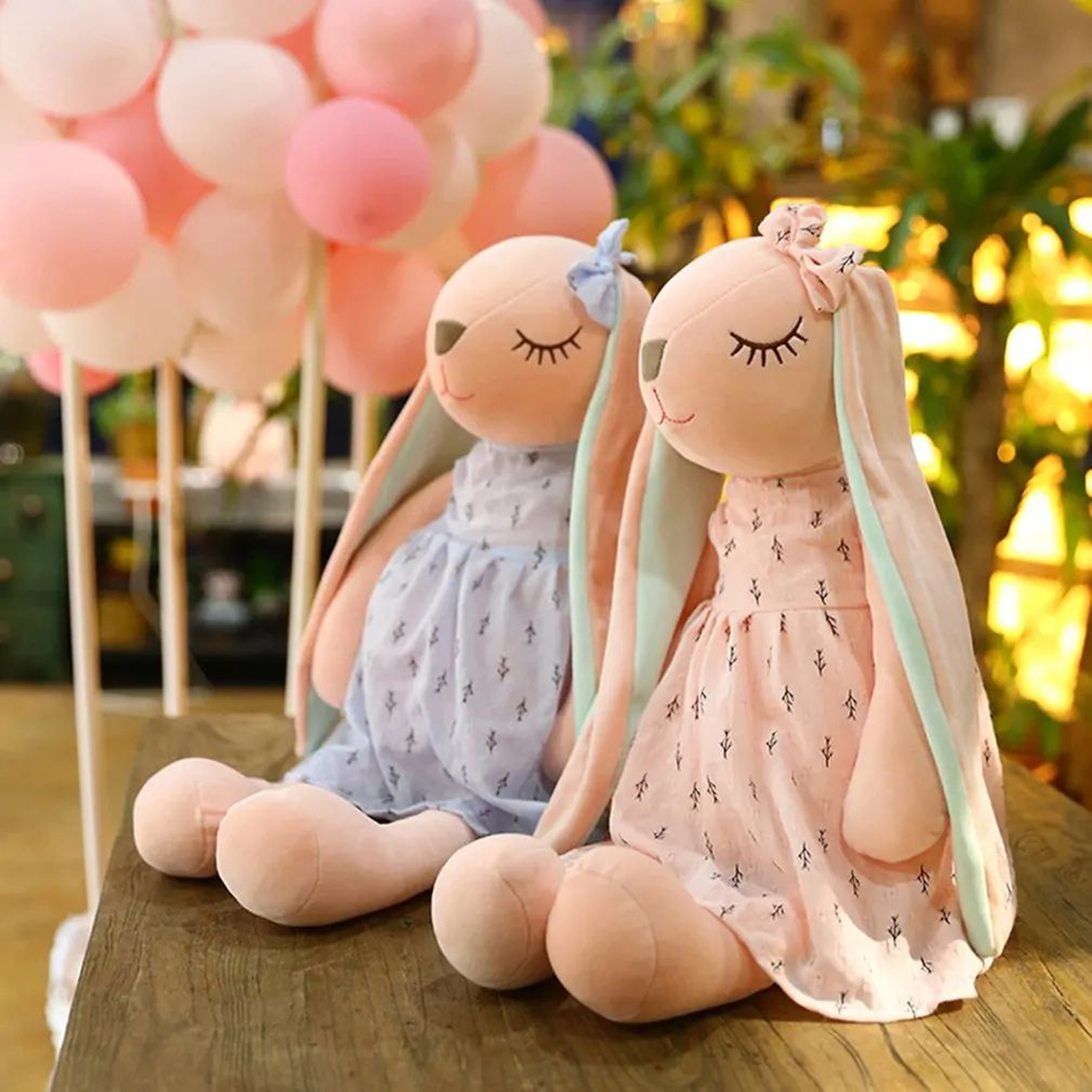 Cute Bunny Plush Toy Soft Stuffed Rabbit Doll 0