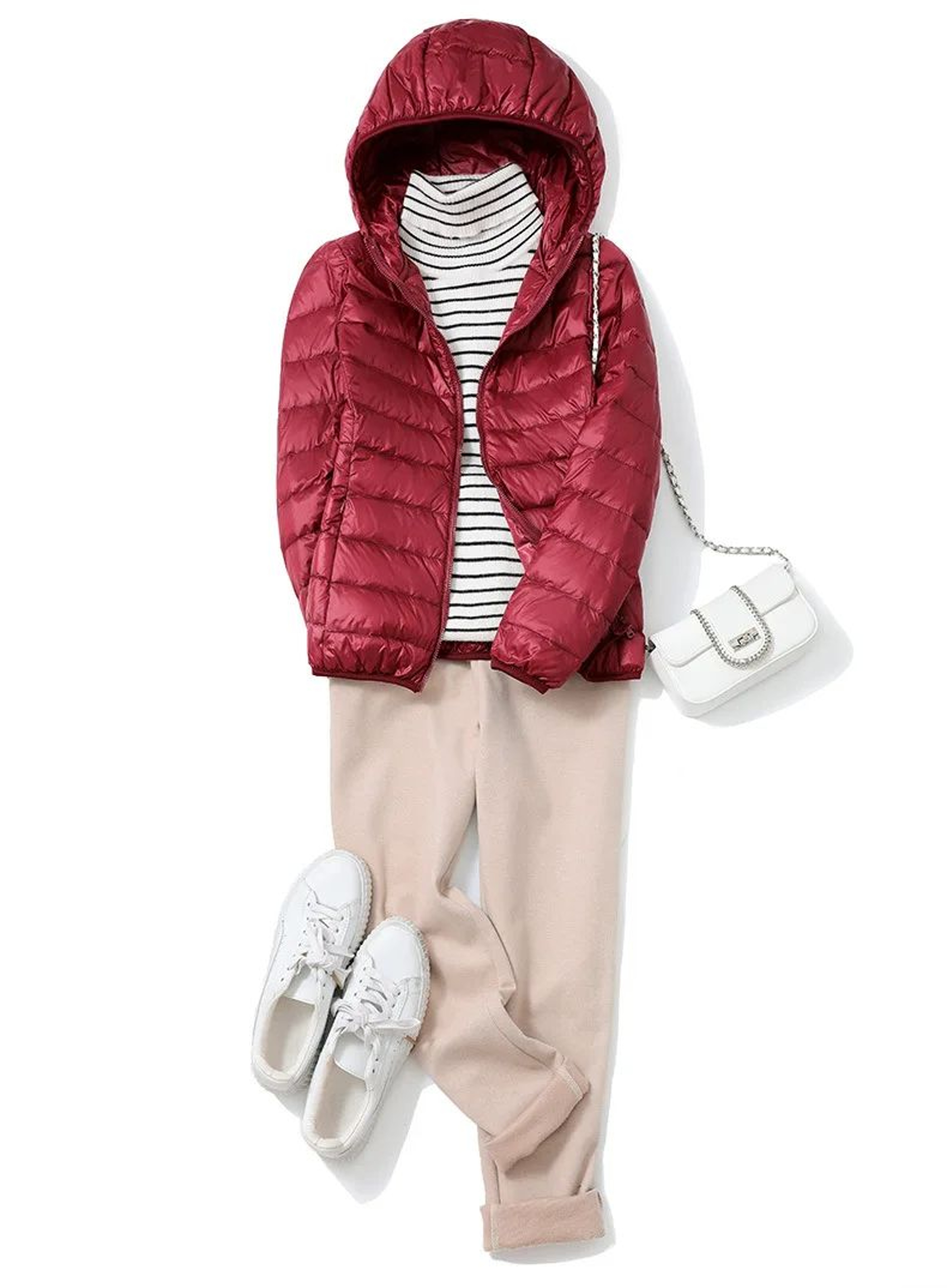 Womens Lightweight Hooded Puffer Jacket 29