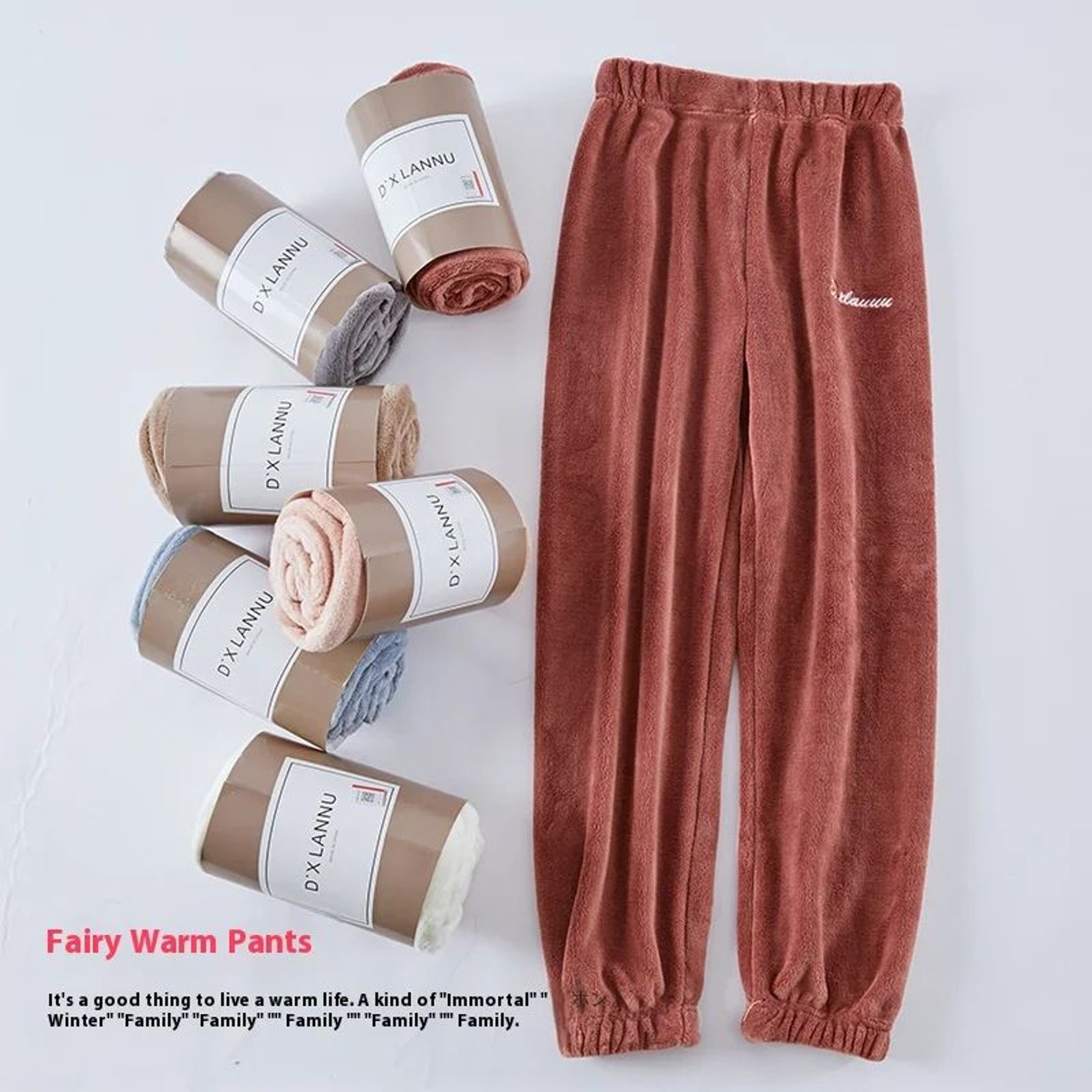 Womens Cozy Coral Fleece Pajama Pants 0
