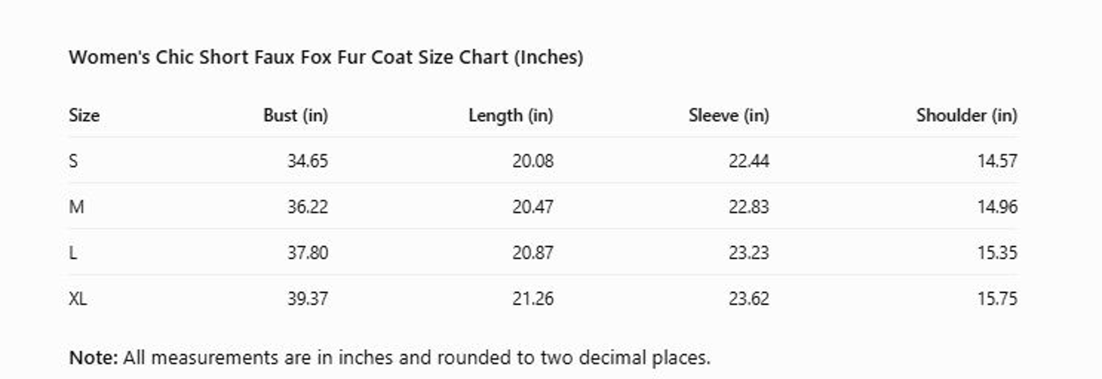 Women's Chic Short Faux Fox Fur Coat – view 12