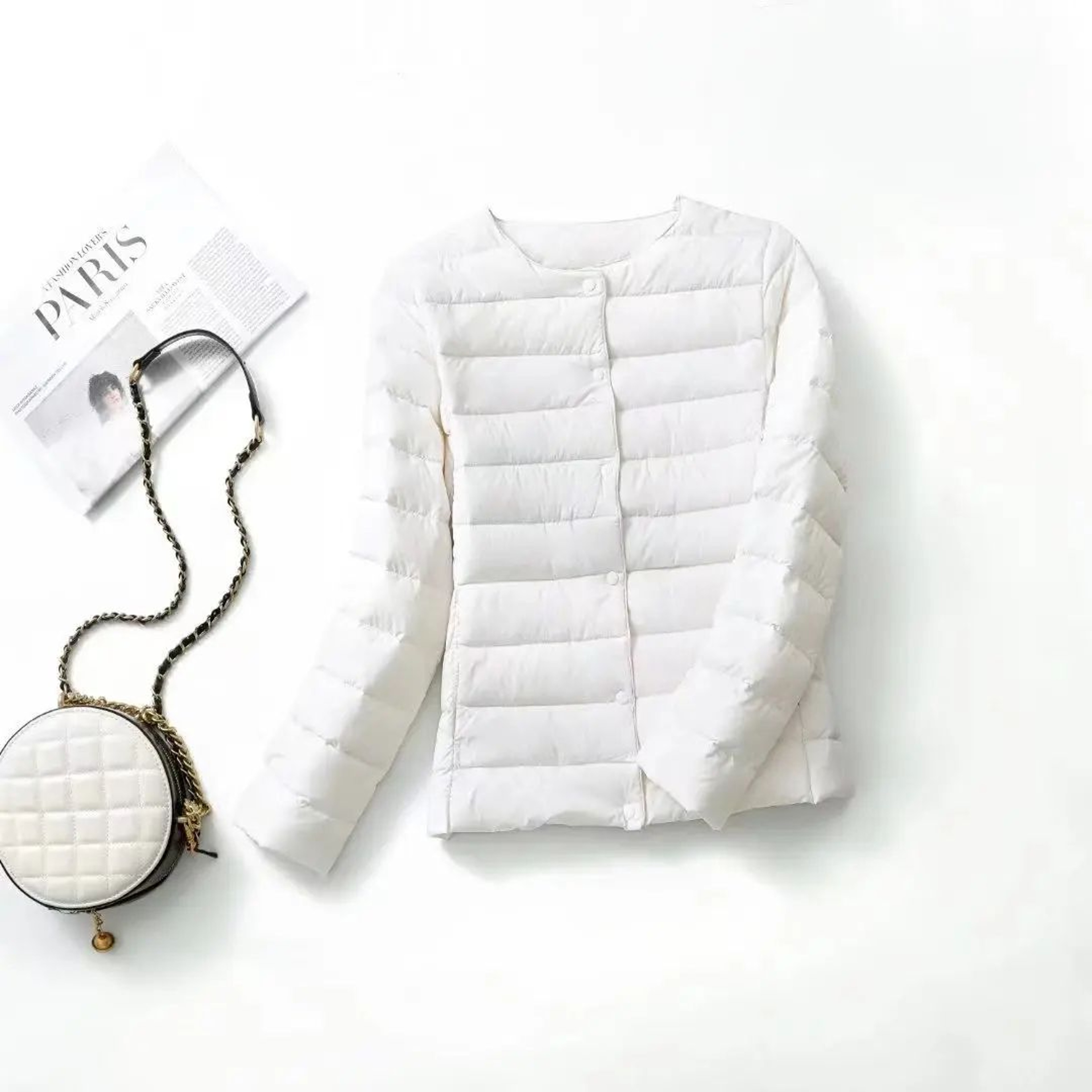 Womens Lightweight Plus Size Duck Down Jacket 15