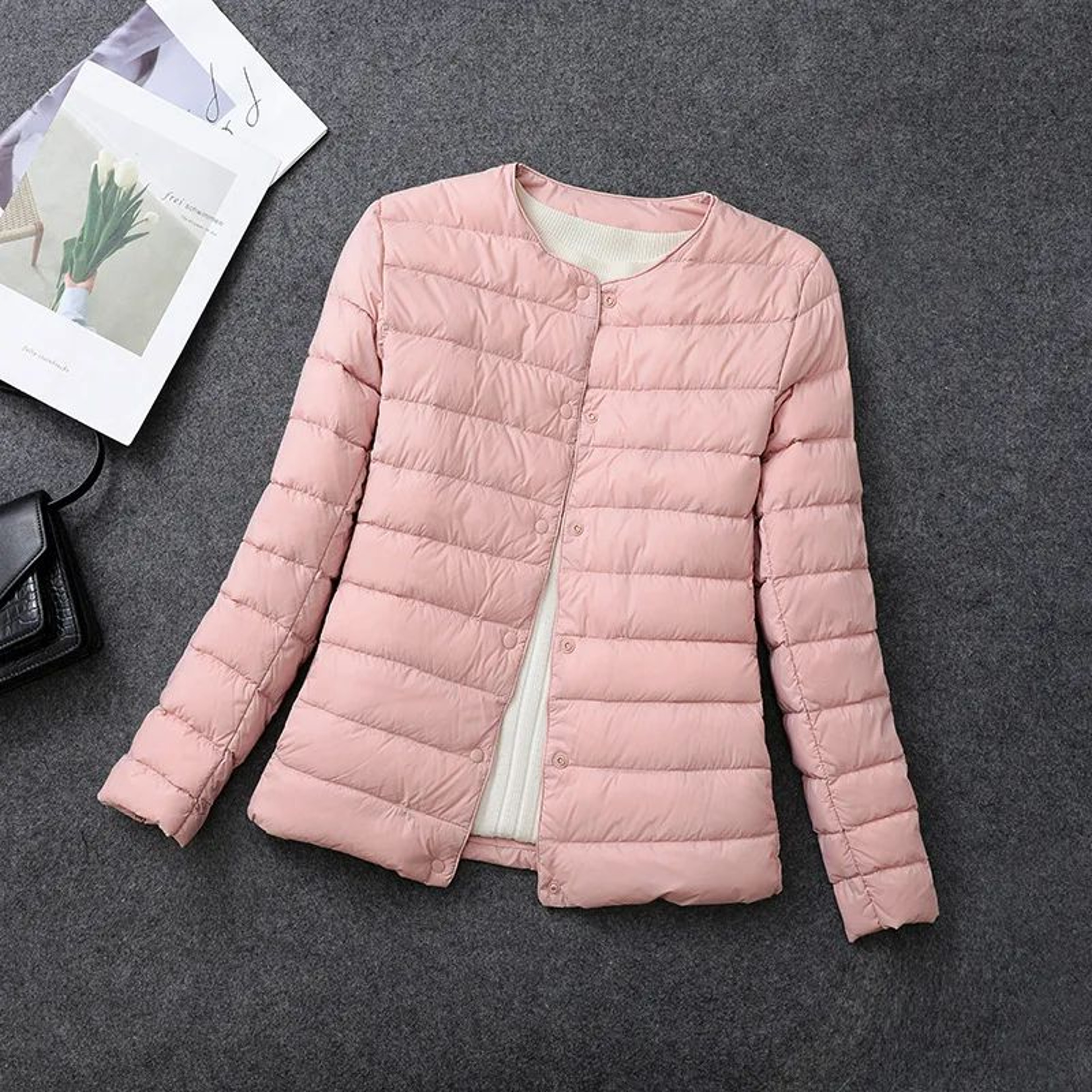 Womens Lightweight Plus Size Duck Down Jacket 17