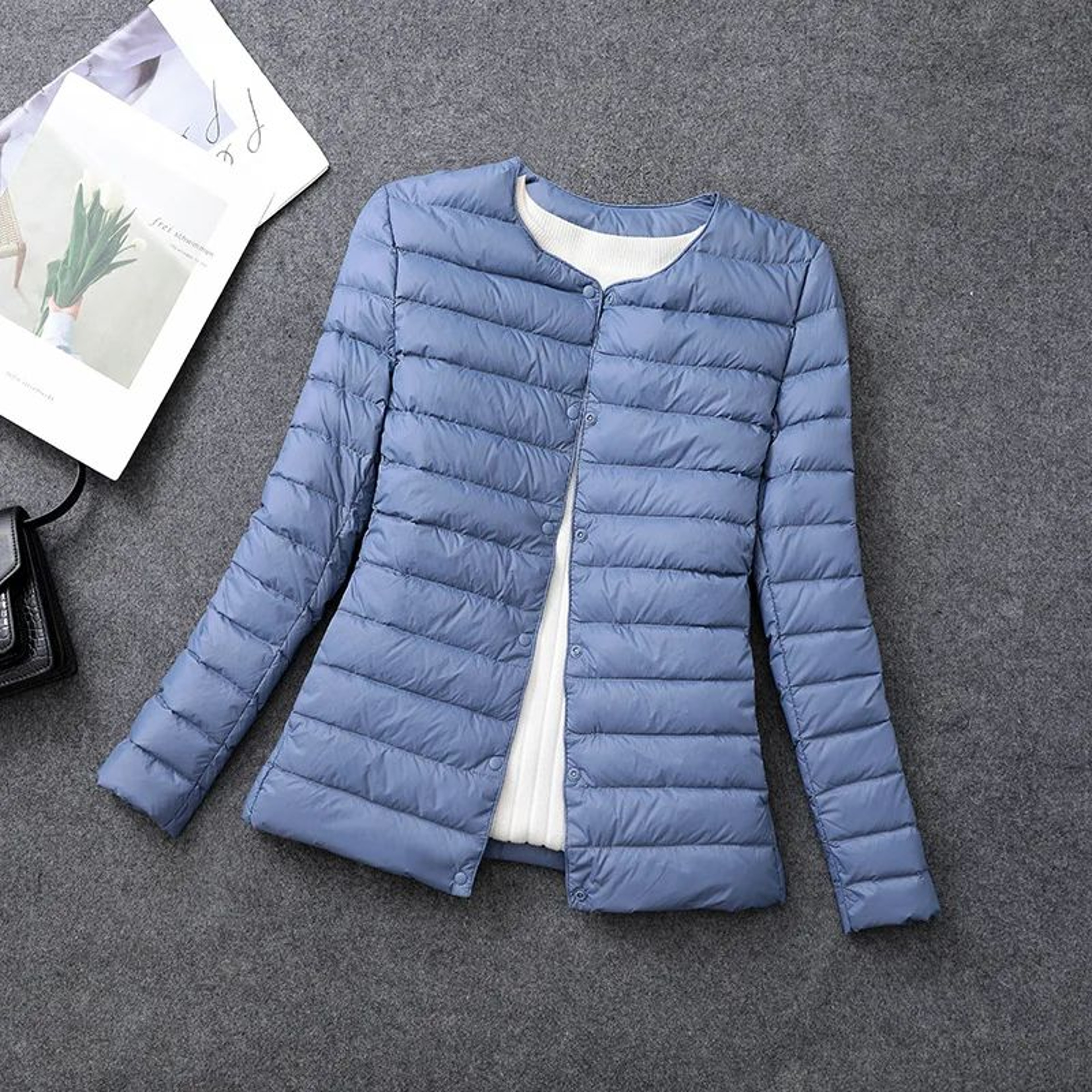 Womens Lightweight Plus Size Duck Down Jacket 11