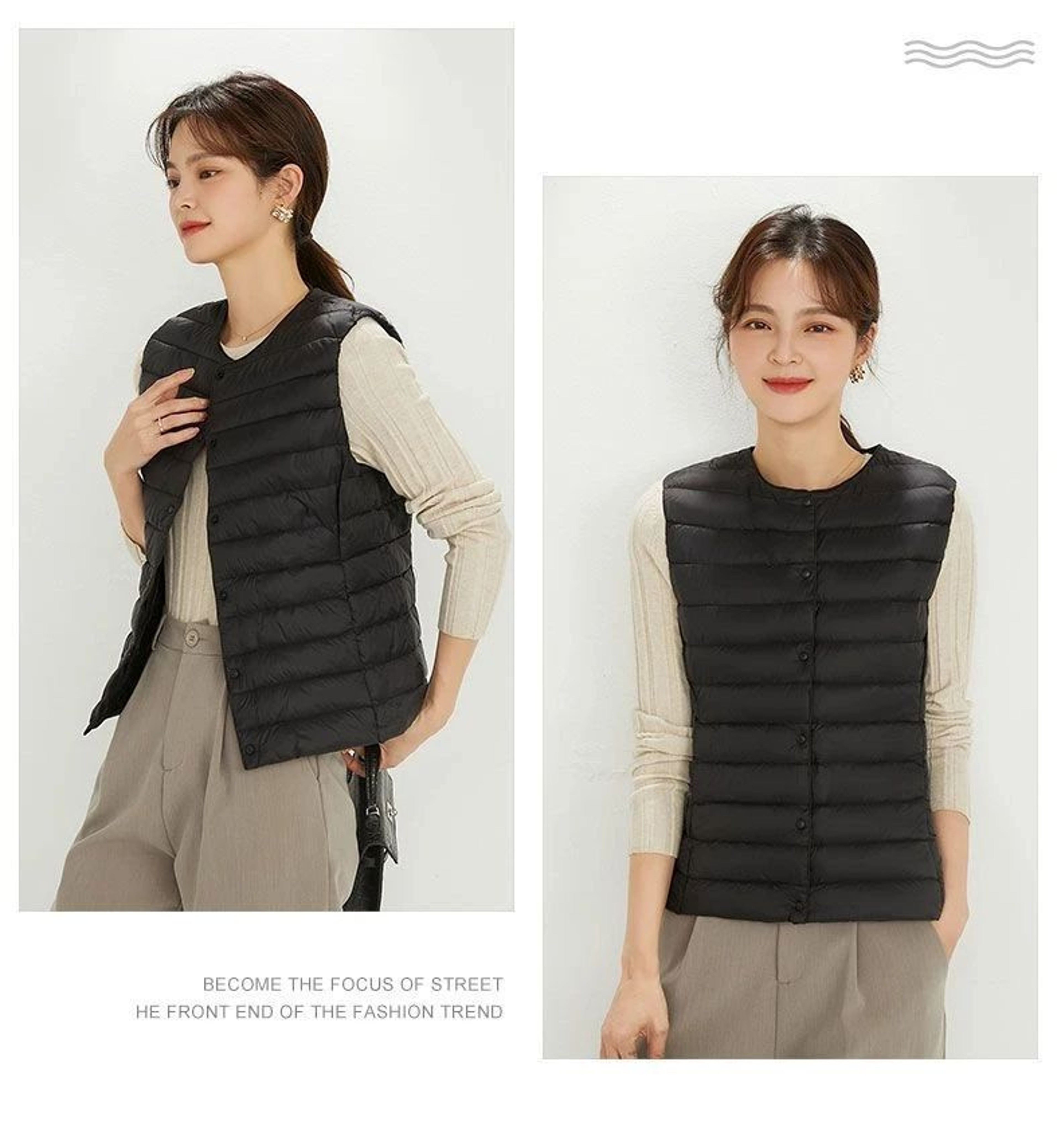 Womens Lightweight Plus Size Down Vest 0