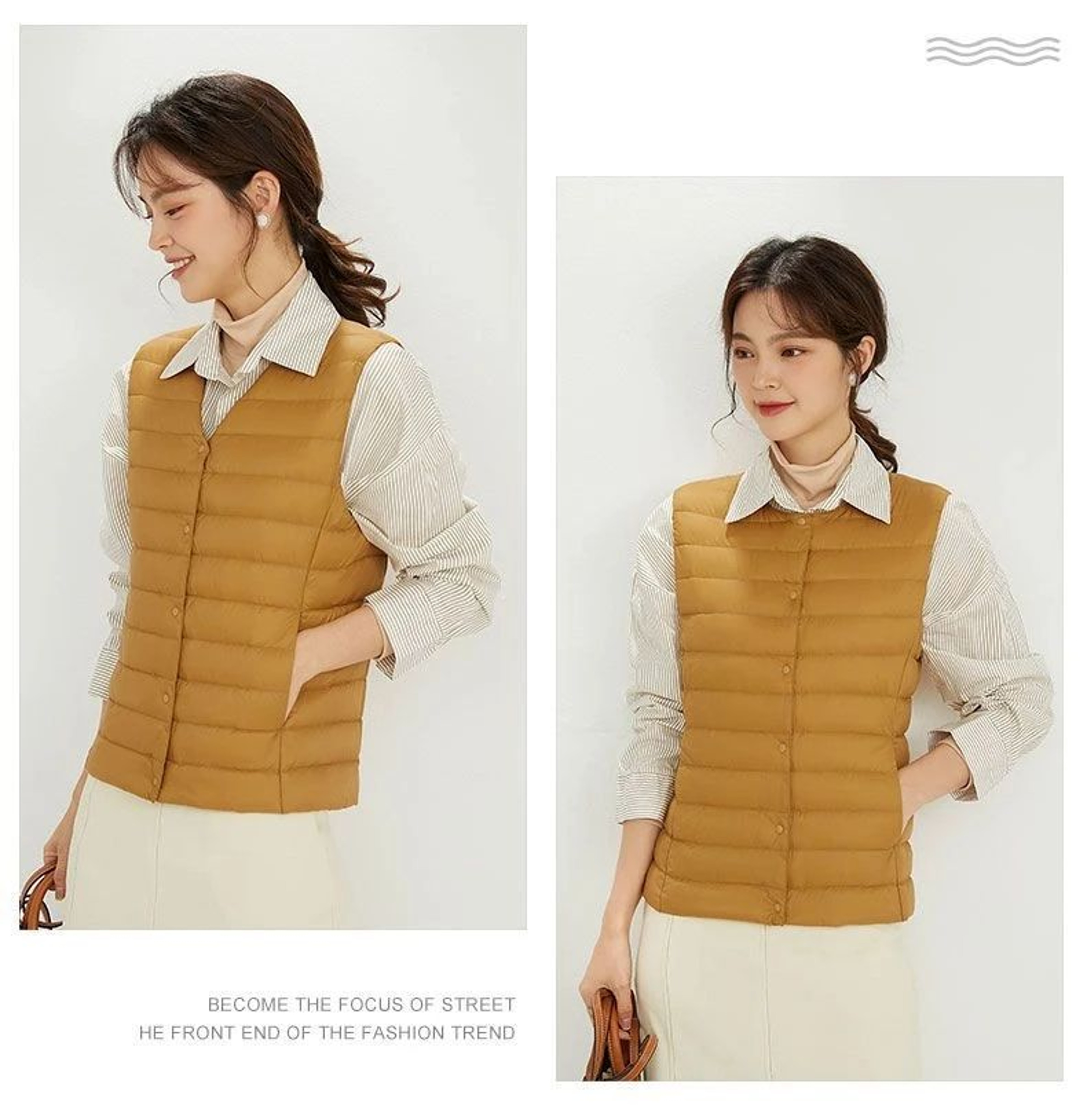 Womens Lightweight Plus Size Down Vest 13