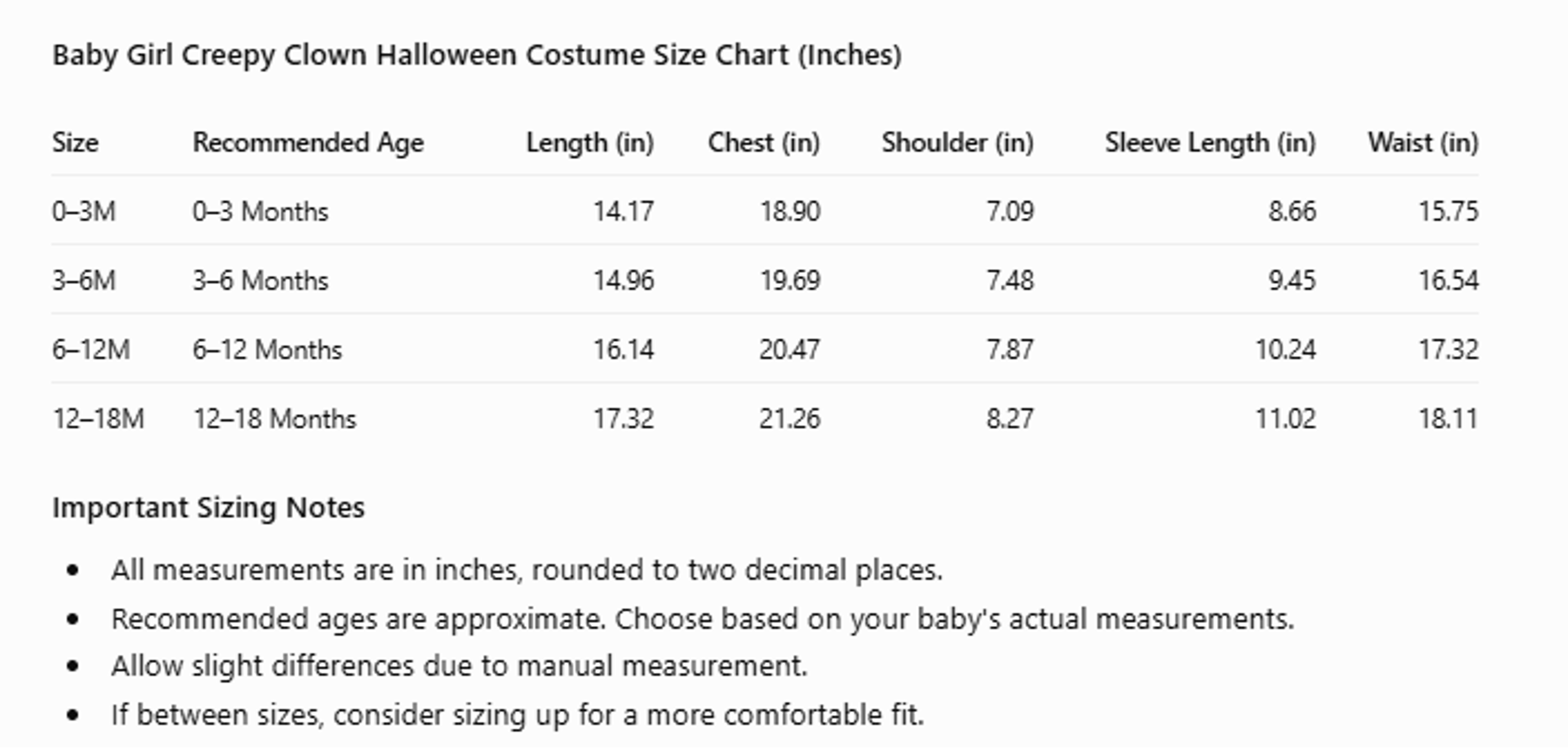 Baby Girl Creepy Clown HalloweeBaby Girl Creepy Clown Halloween Costumen Costume – view 1