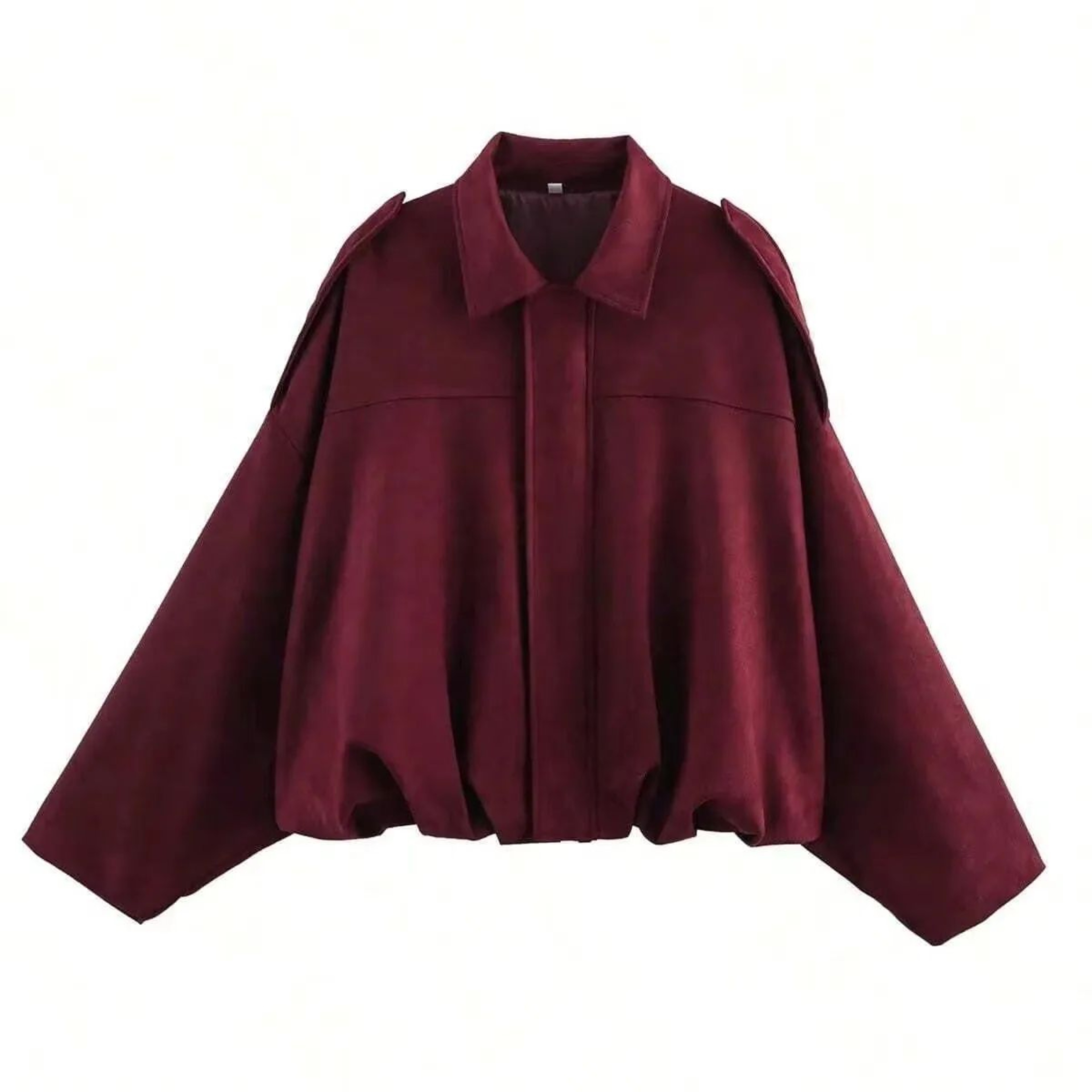 Womens Elegant Vintage Lapel Zipper Jacket 11