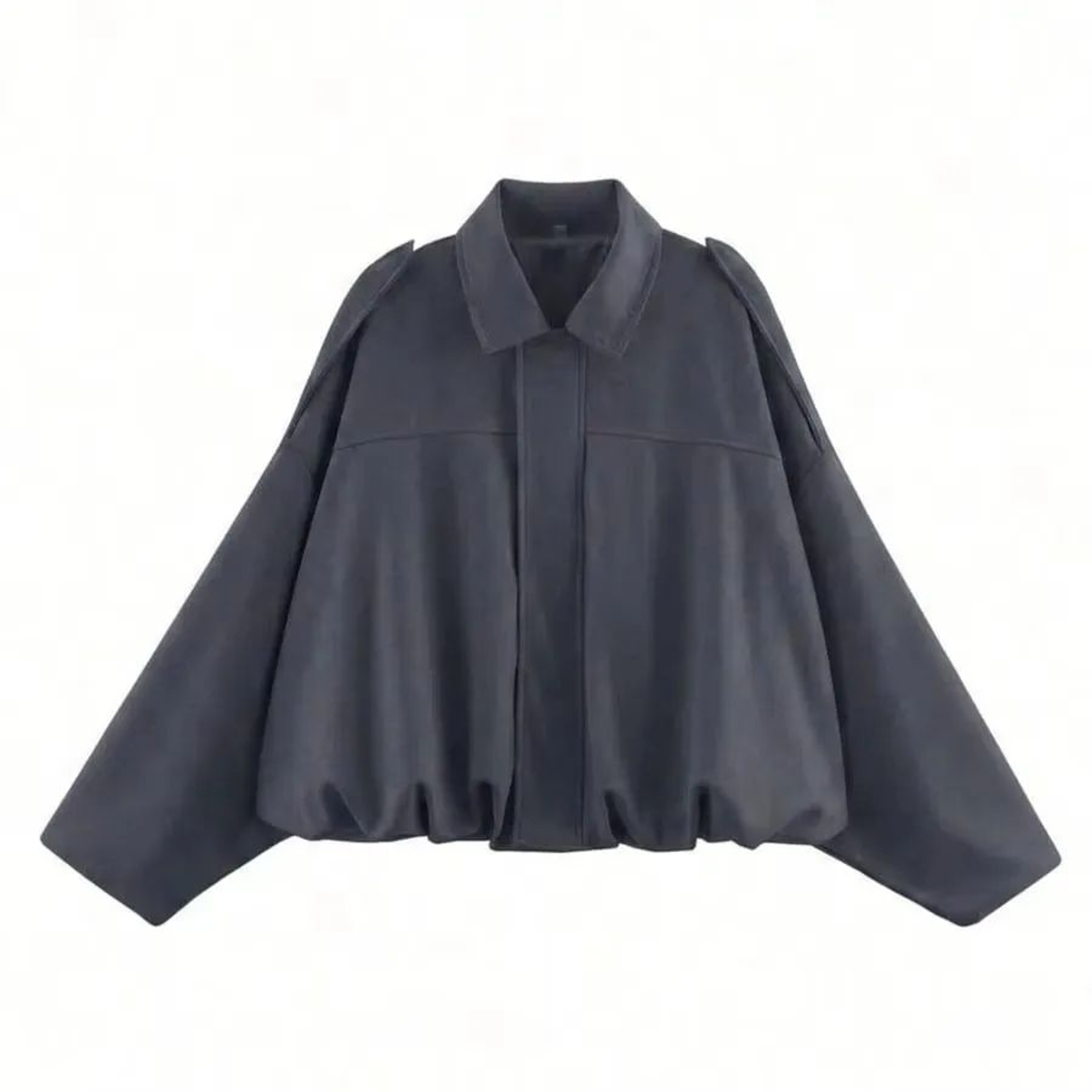 Womens Elegant Vintage Lapel Zipper Jacket 18
