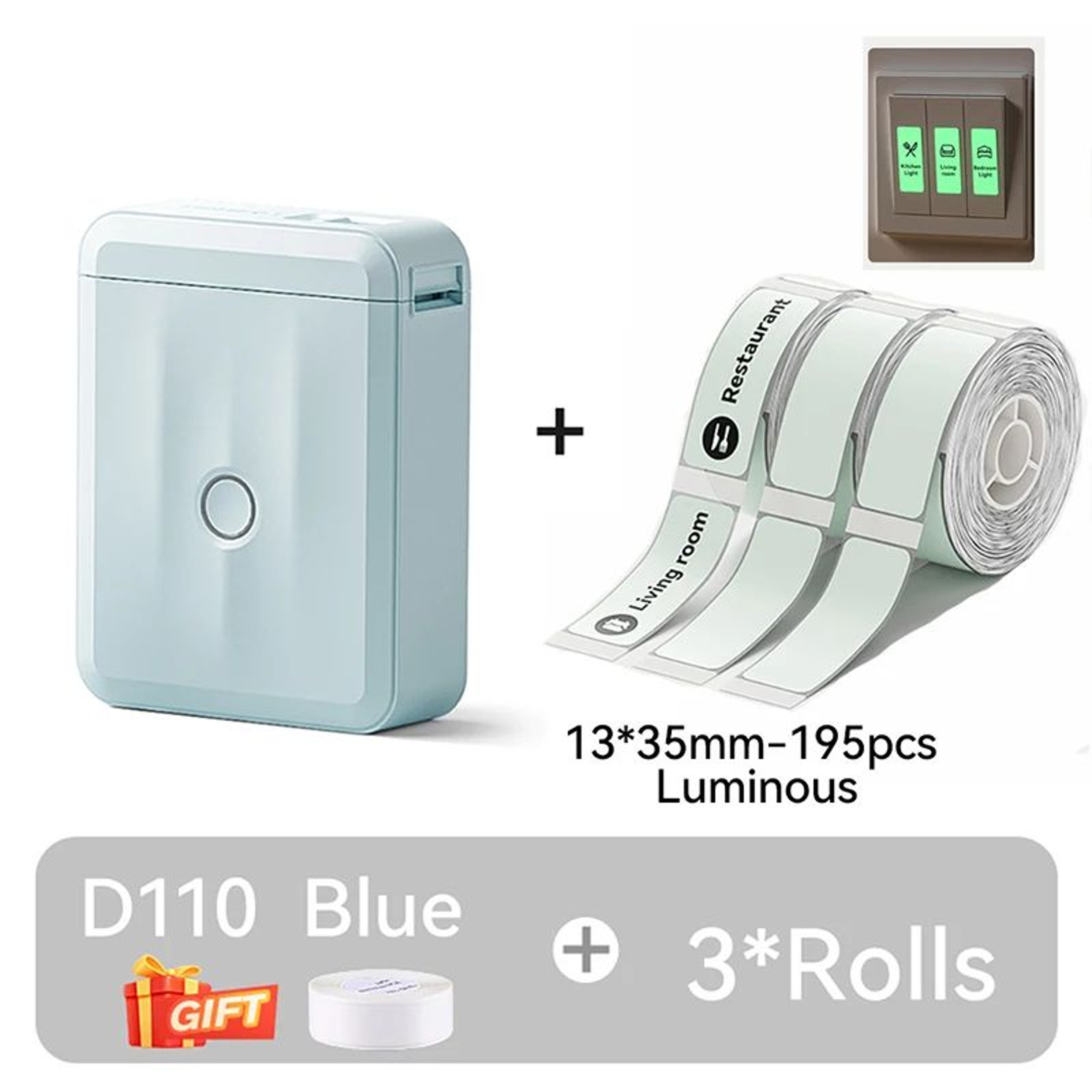 NIIMBOT D110 Mini Wireless Thermal Label Printer 8