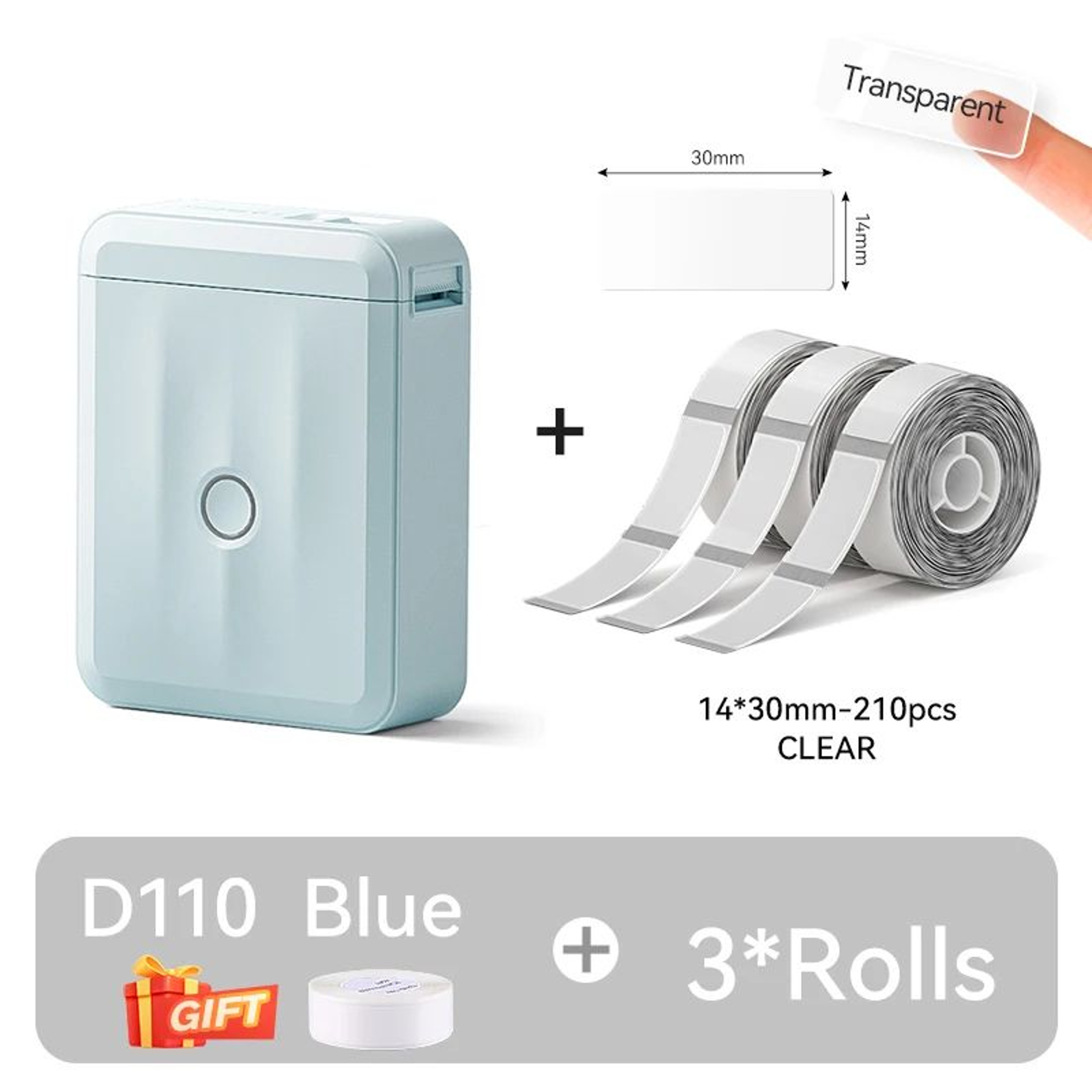 NIIMBOT D110 Mini Wireless Thermal Label Printer 7