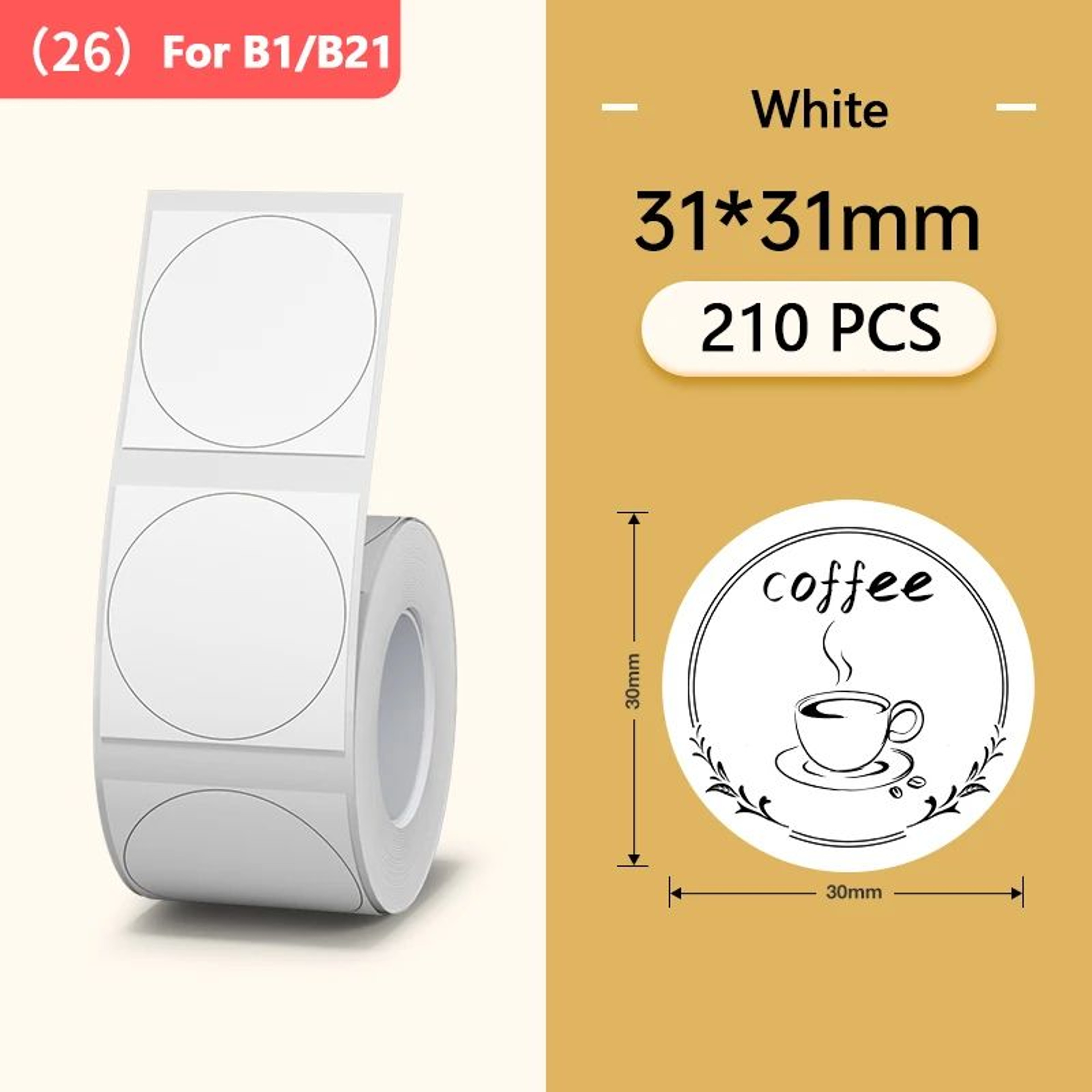 SelfAdhesive Thermal Label Sticker Rolls 14