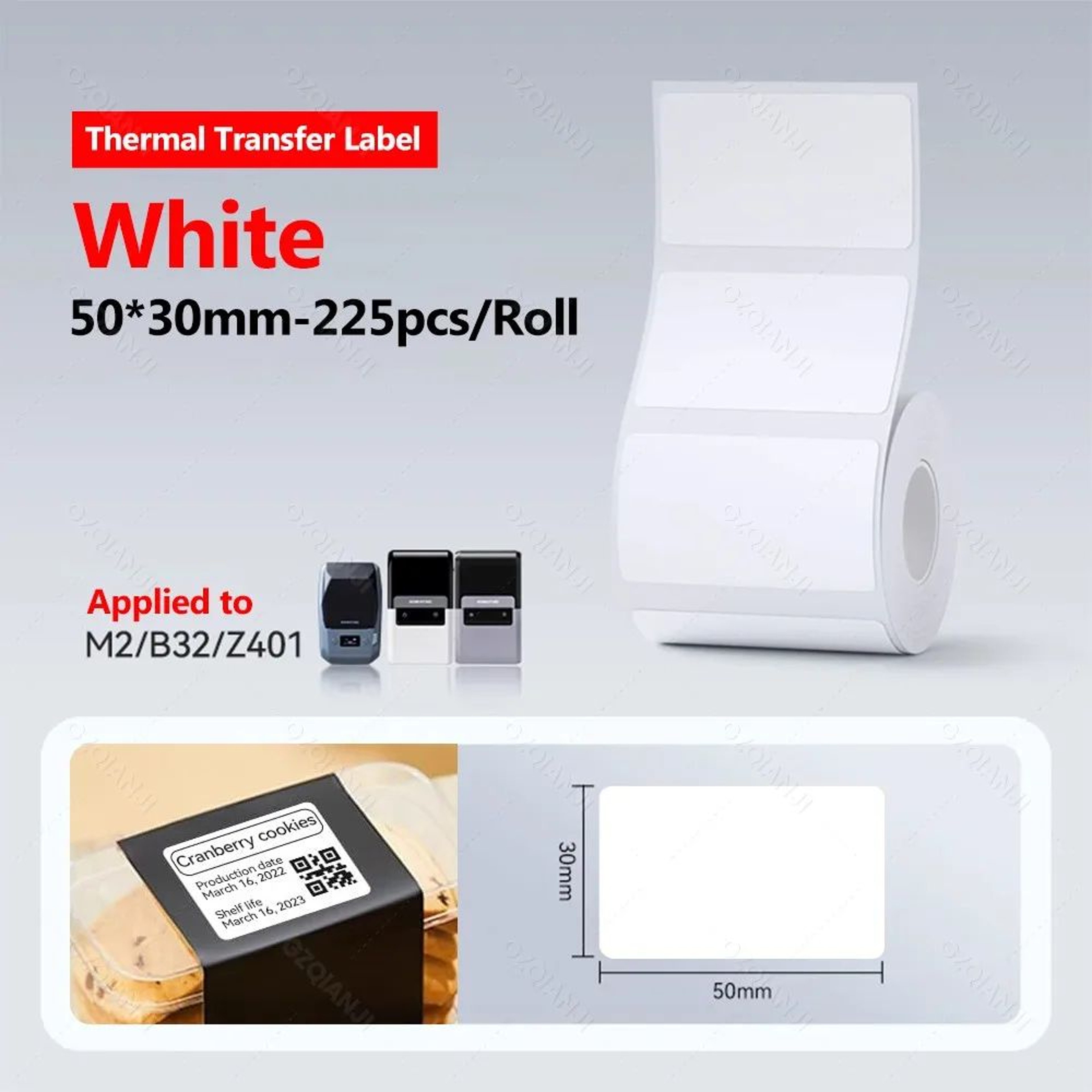 Thermal Transfer Label Rolls And Printer Ribbons 26