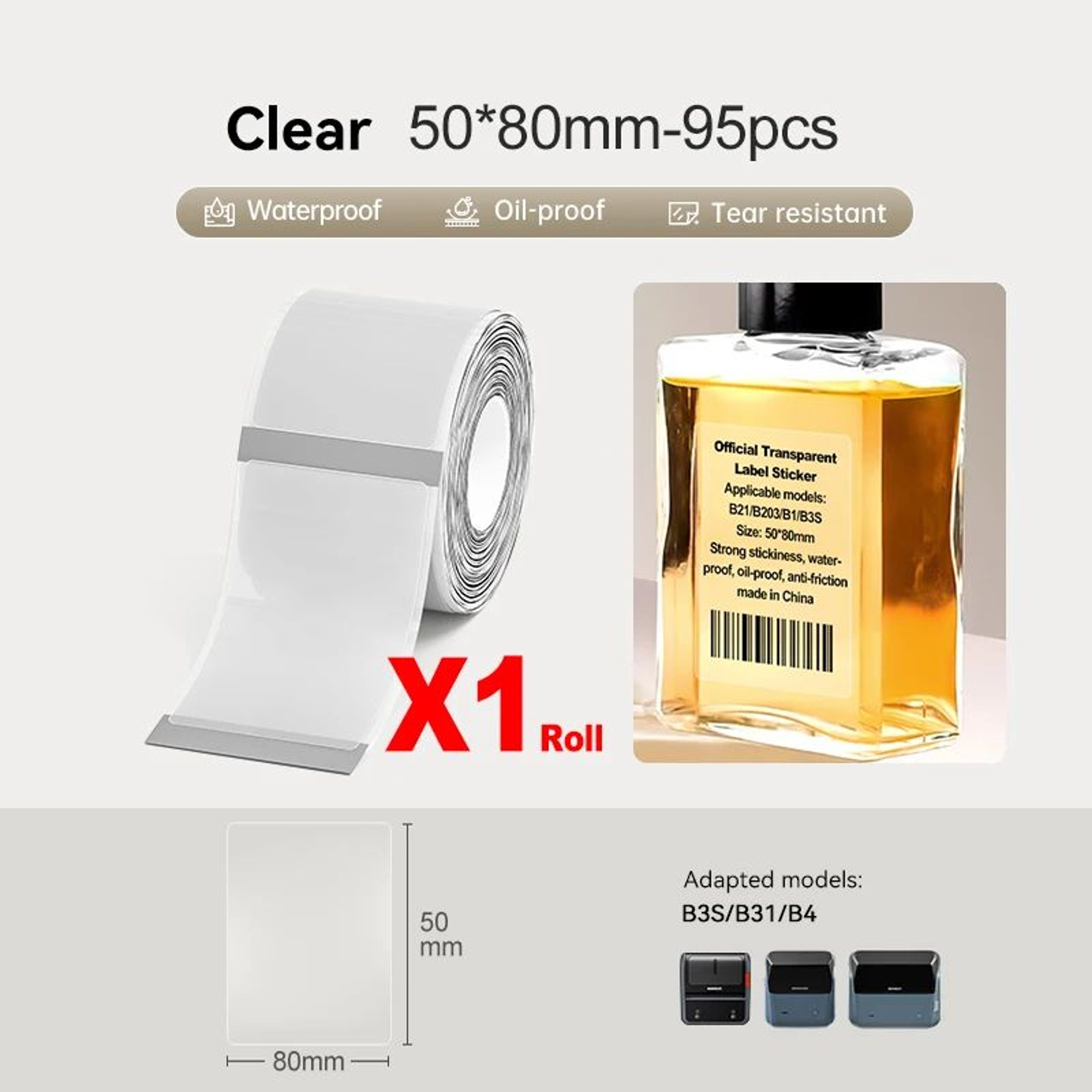 Large SelfAdhesive Thermal Barcode Label Stickers 7