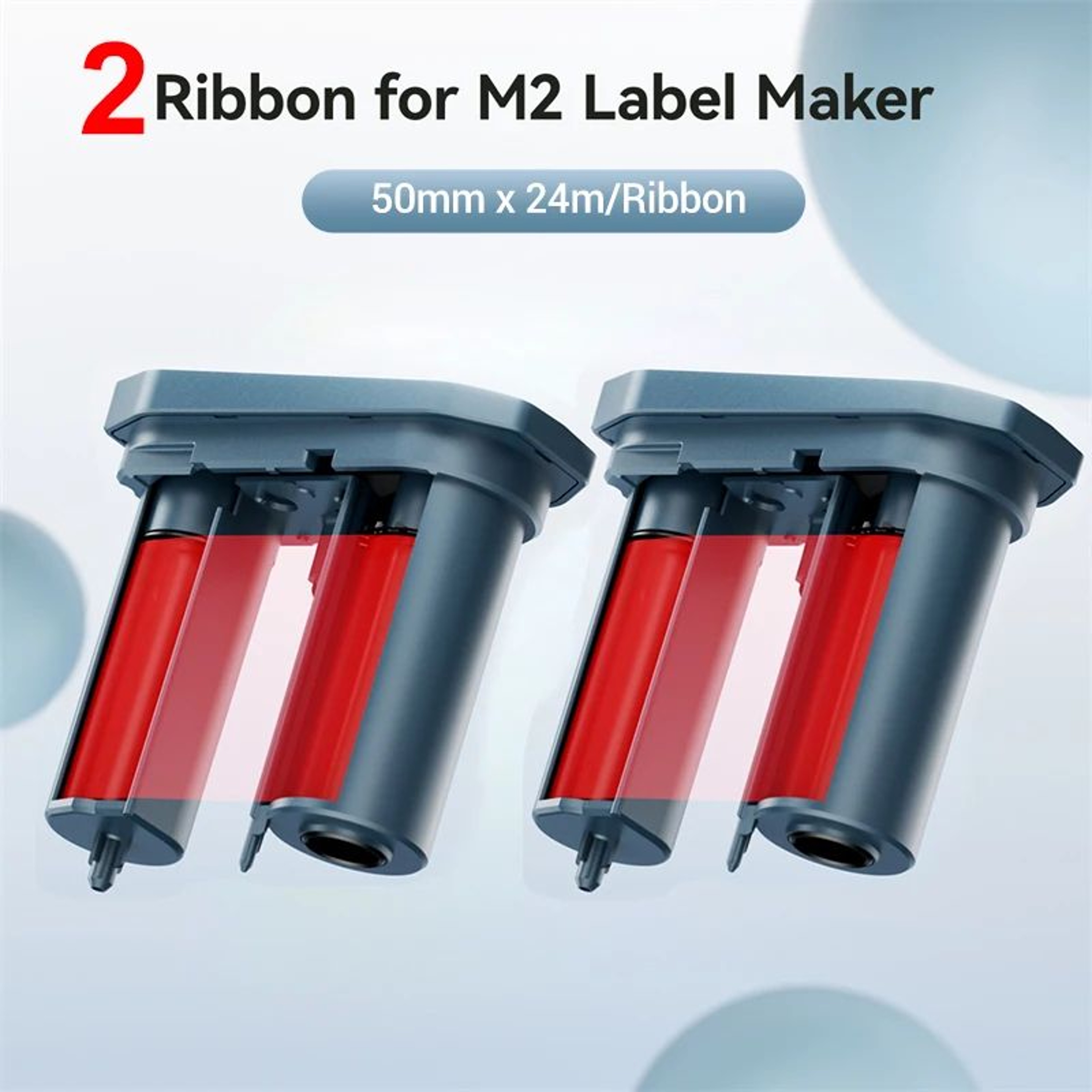 2 Rolls Thermal Transfer Printer Ribbons 11