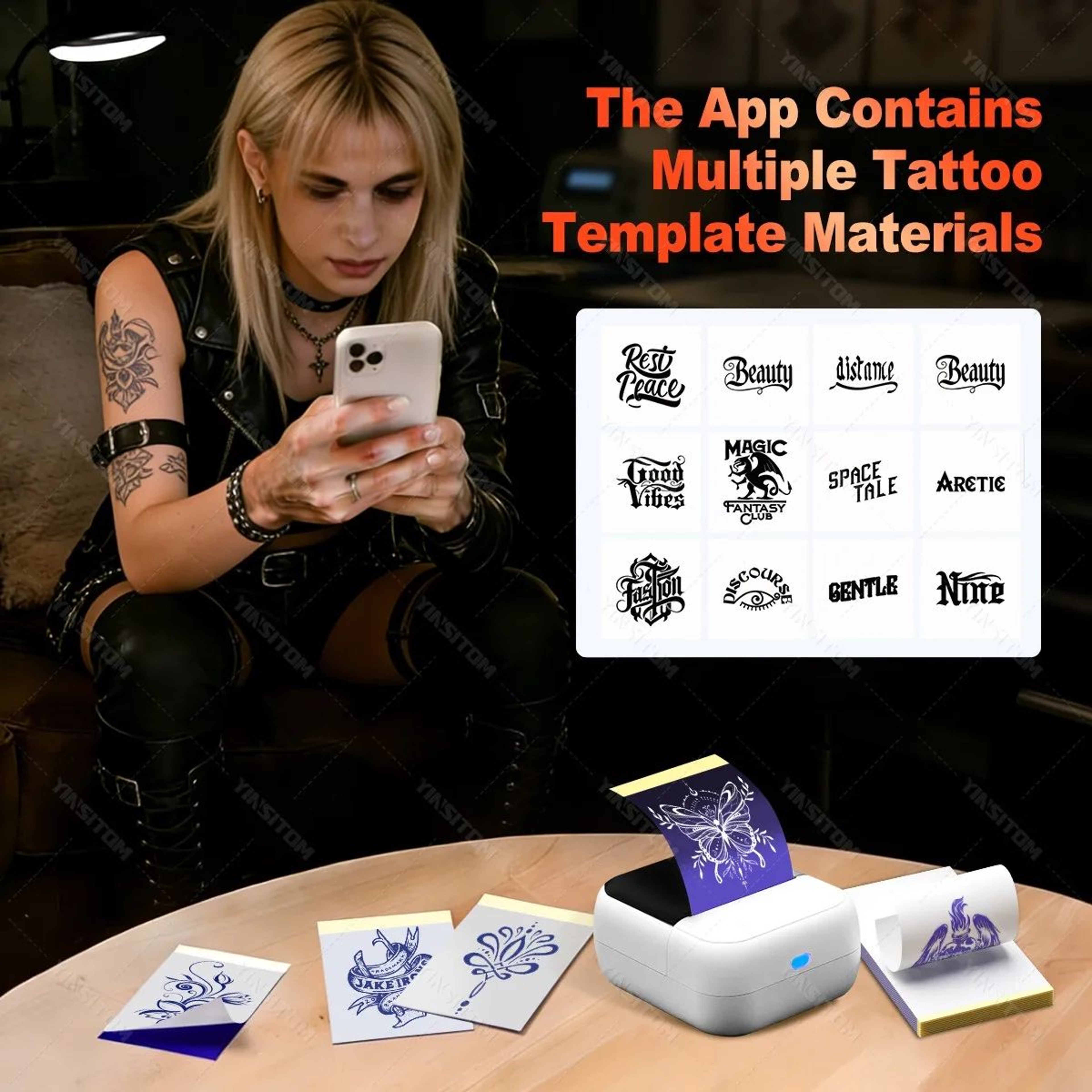 Wireless Tattoo Stencil Printer 4