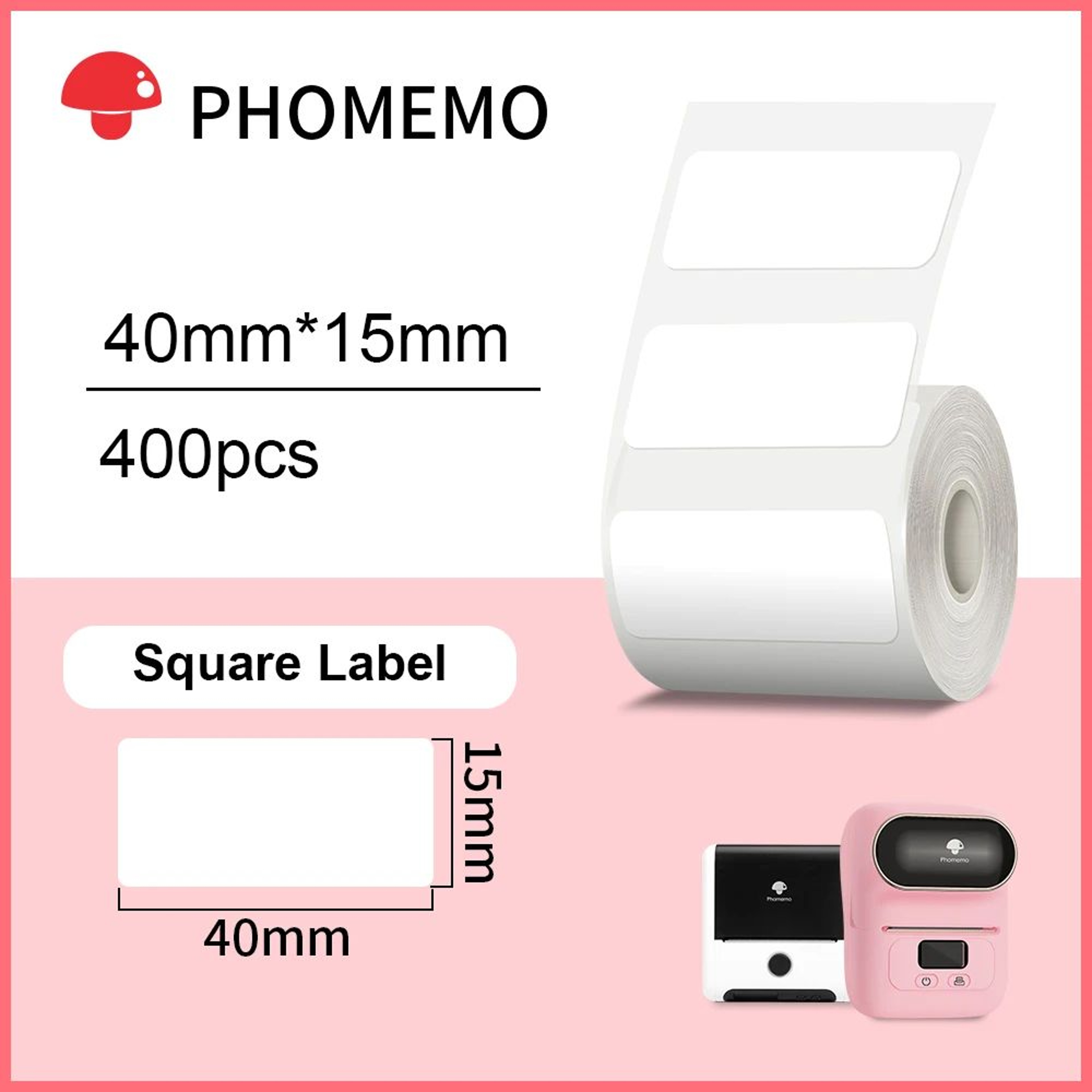 Waterproof Rectangle Thermal Label Stickers 16