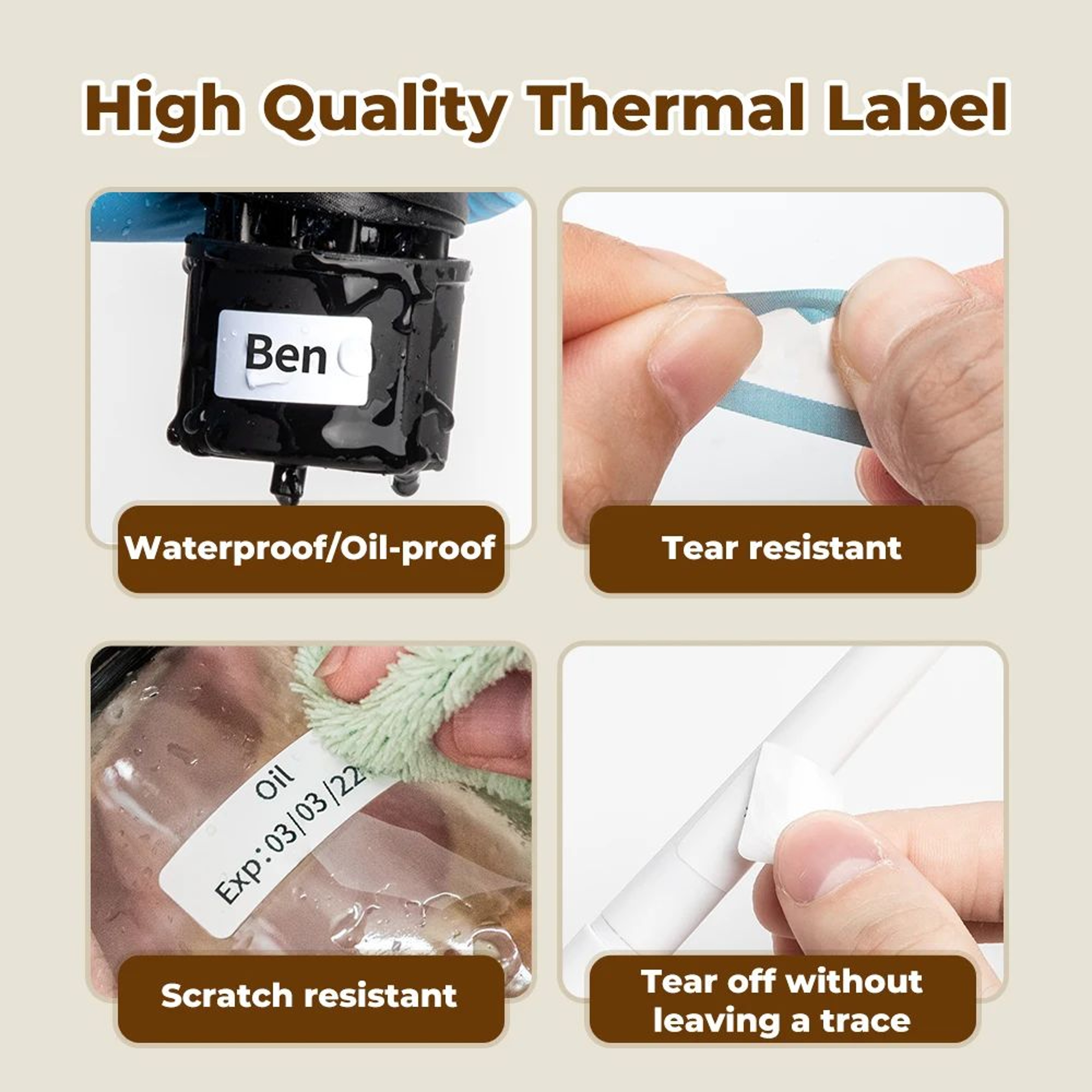 Mini Bluetooth Thermal Sticker Printer 5