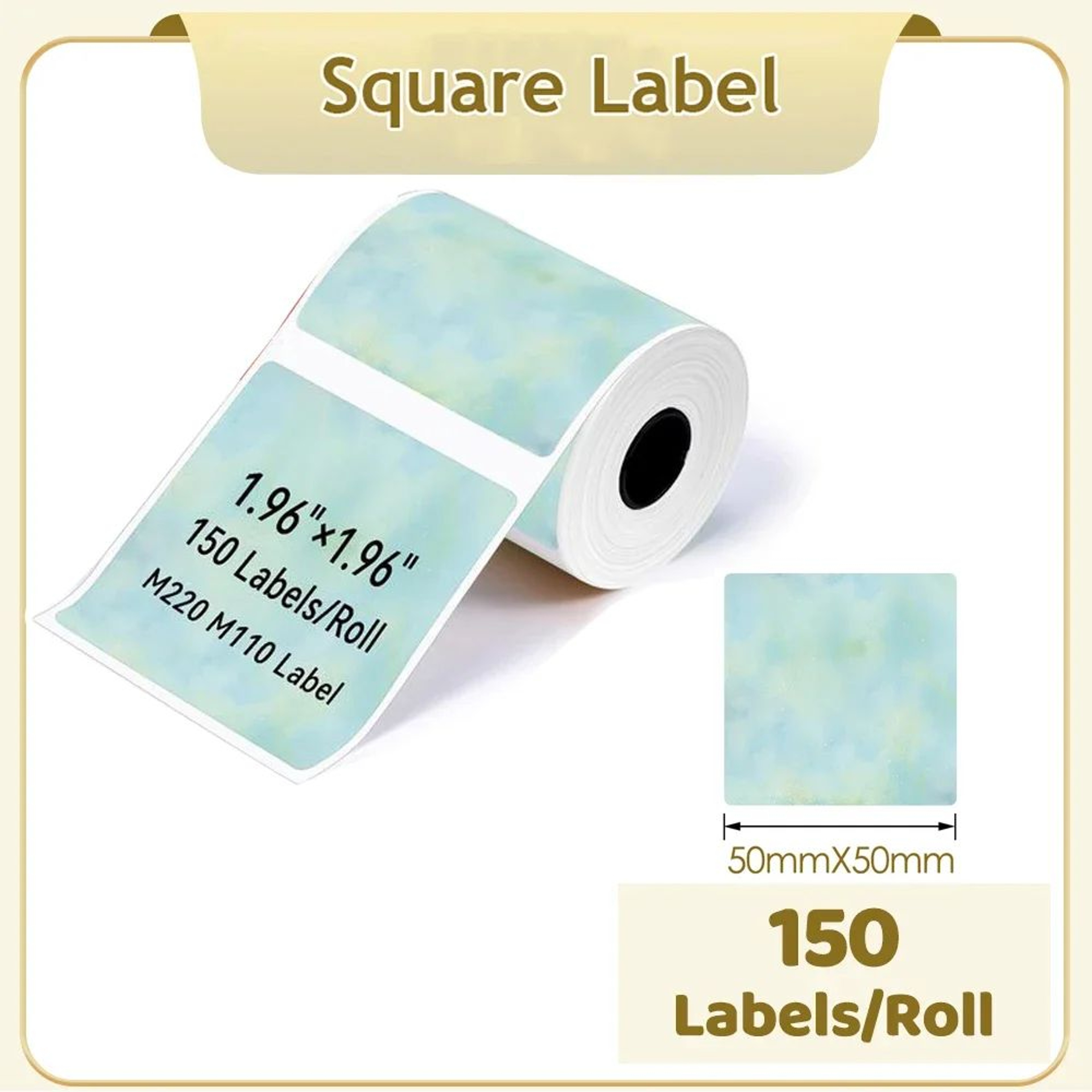 Round SelfAdhesive Thermal Label Stickers 6