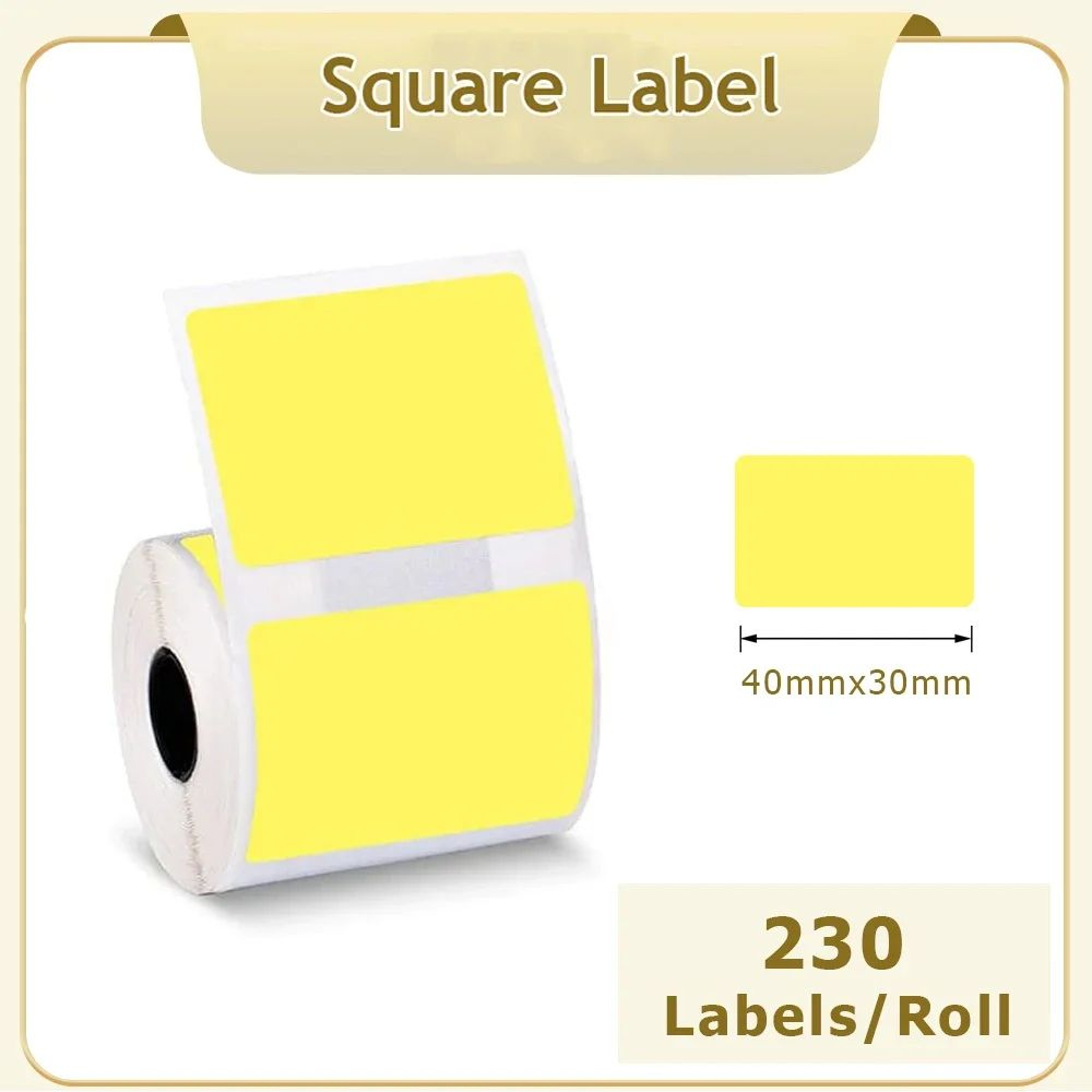 Round SelfAdhesive Thermal Label Stickers 11