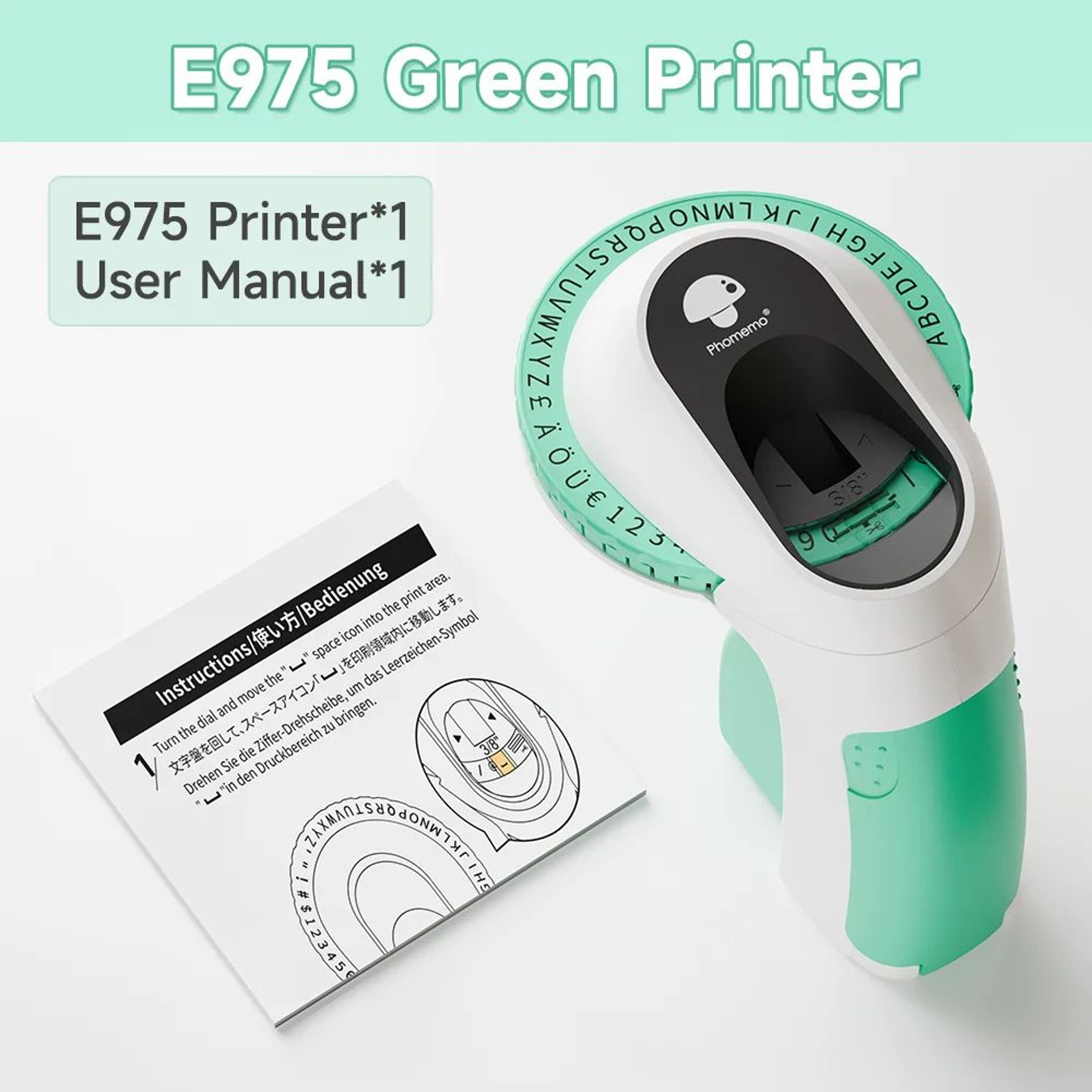 Manual 3D Embossing Label Maker 7