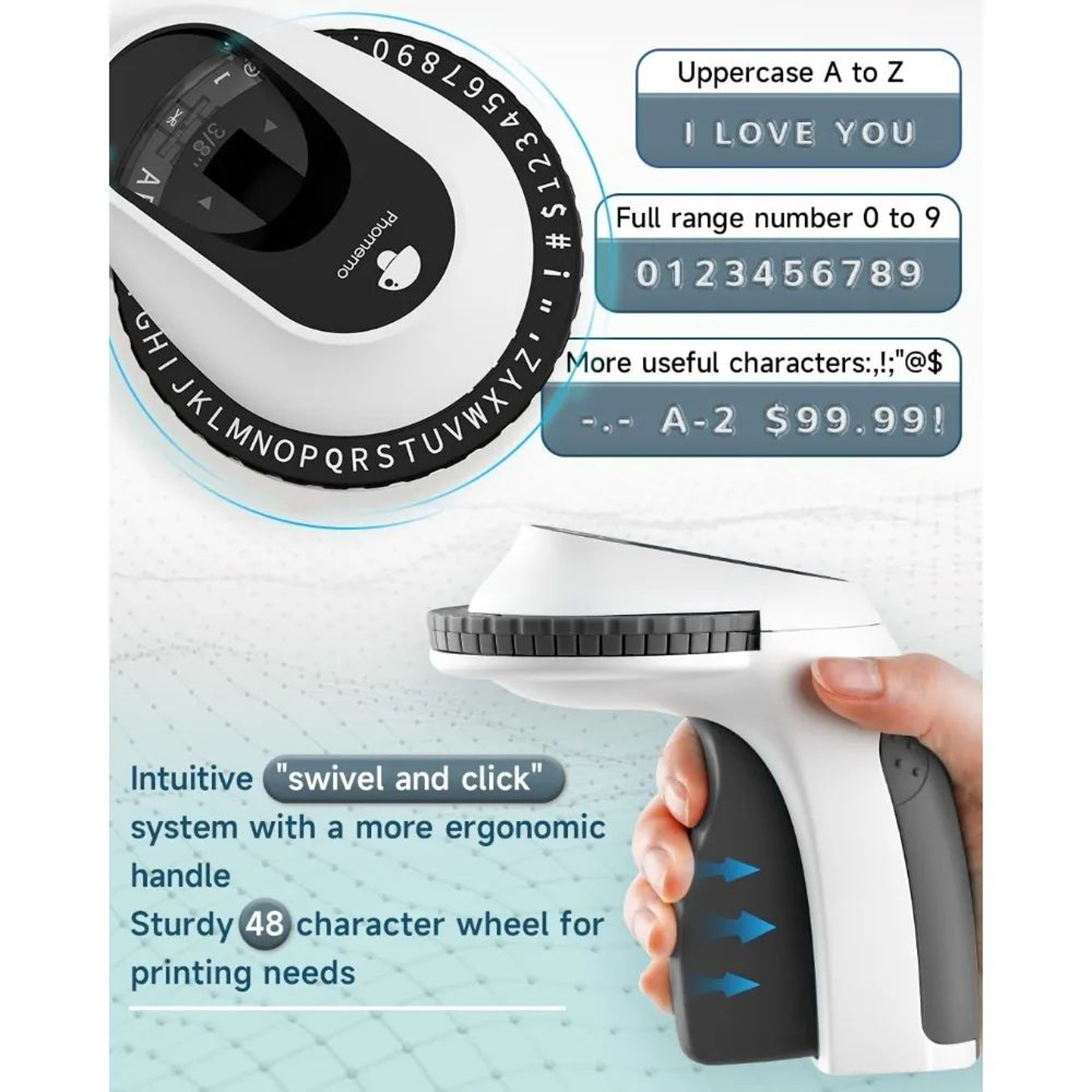 Manual 3D Embossing Label Maker 1
