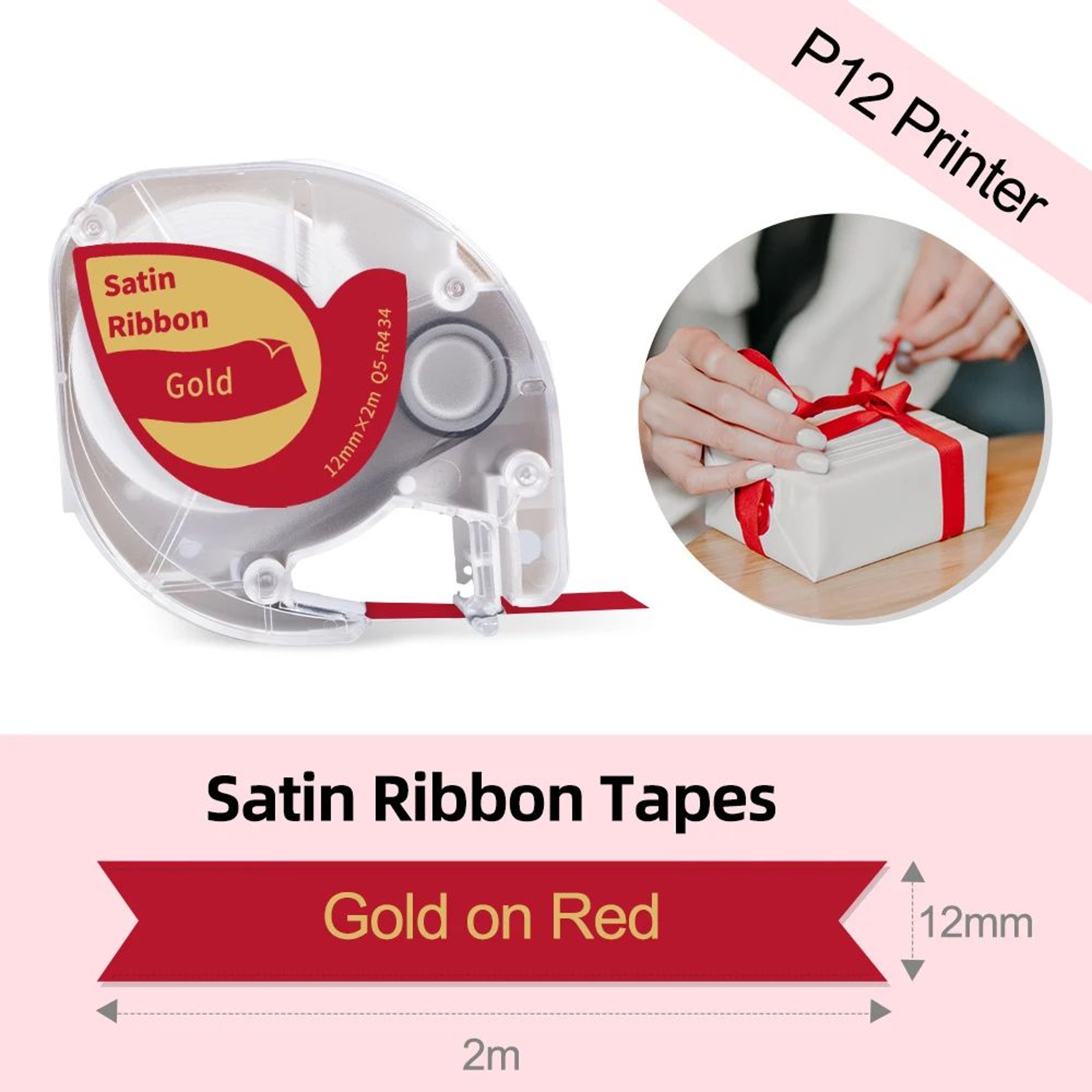 Satin Ribbon Label Maker Tape 7