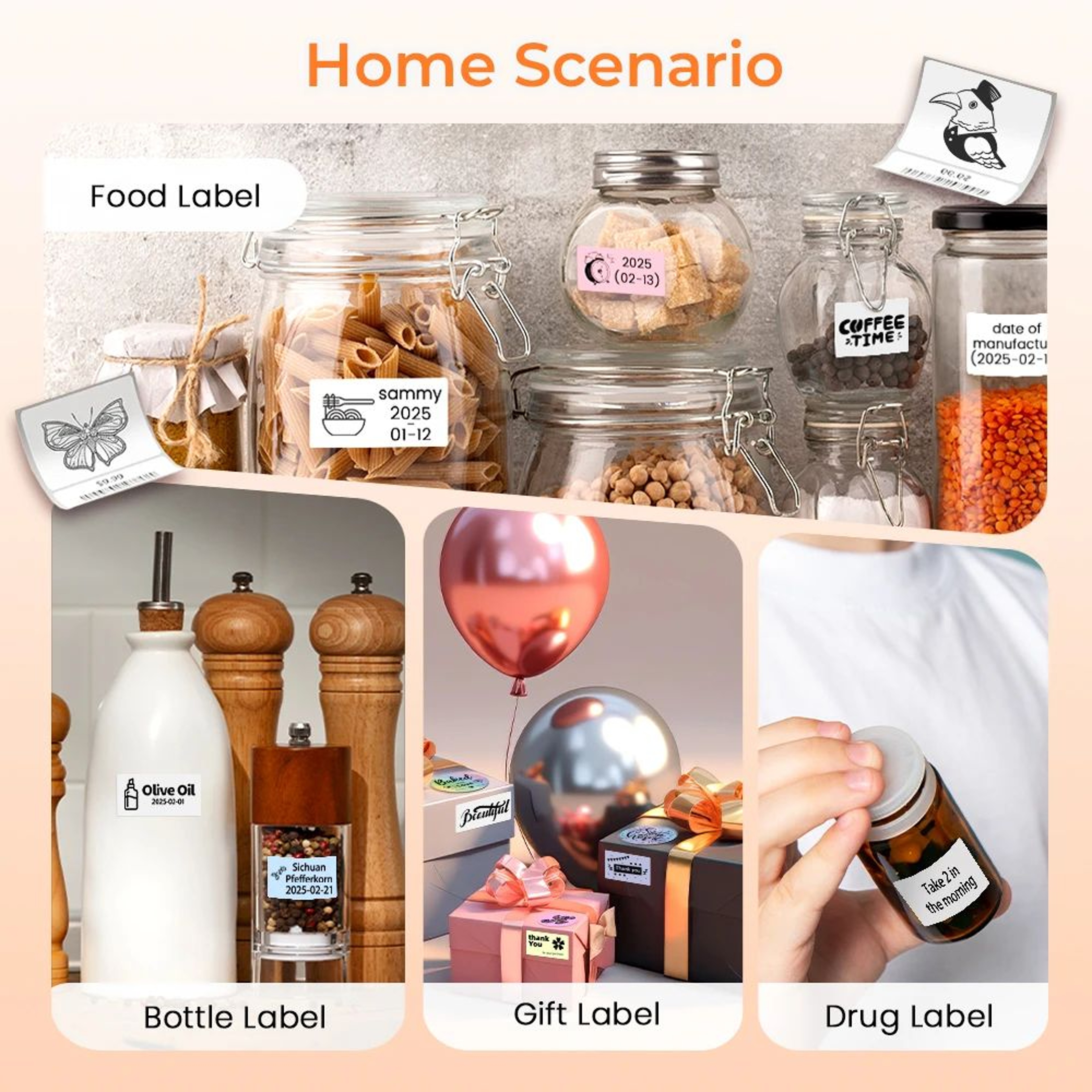 Portable Bluetooth Barcode Label Printer 4