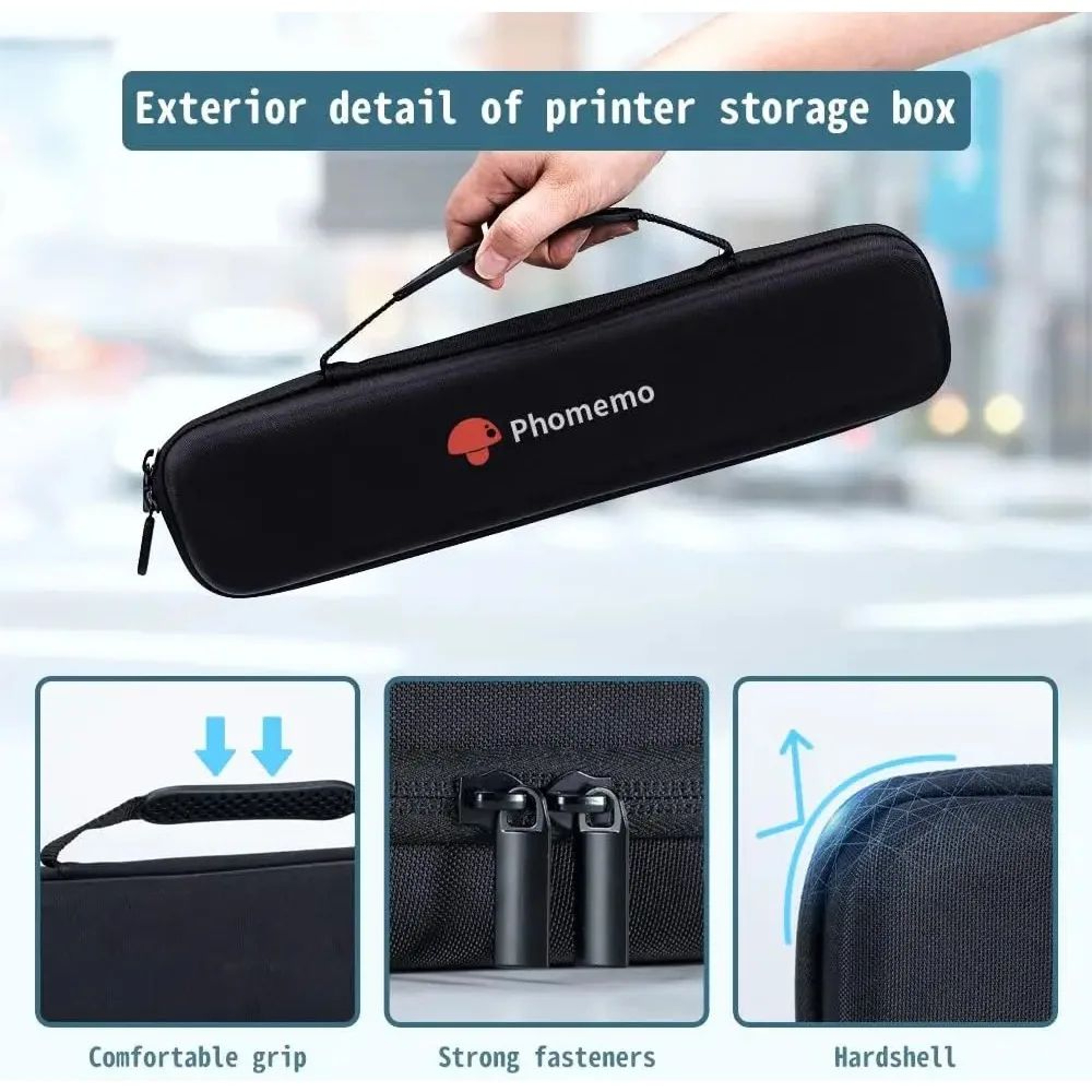 Portable A4 Thermal Printer Carrying Case 5