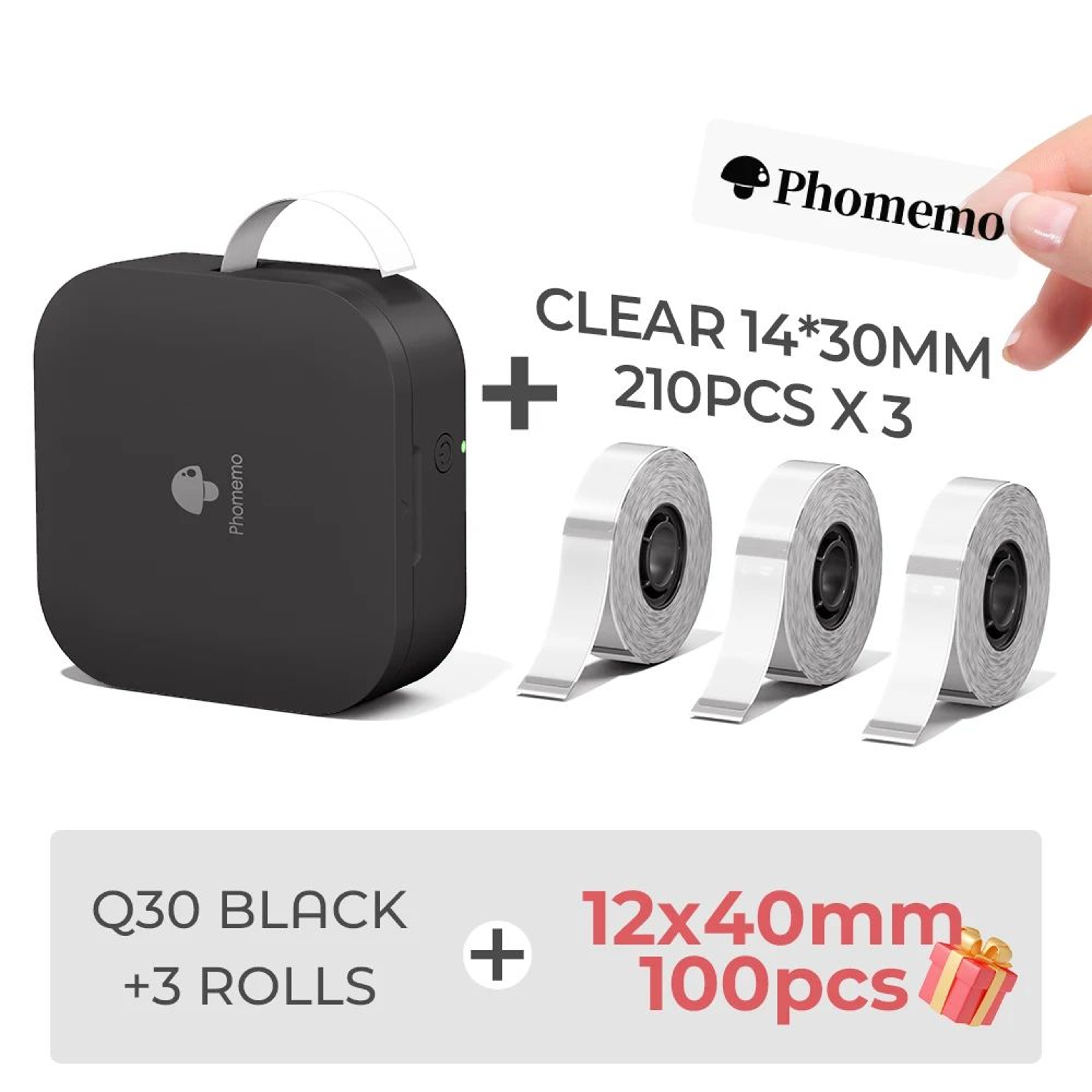 Compact Wireless Bluetooth Mini Label Printer 10