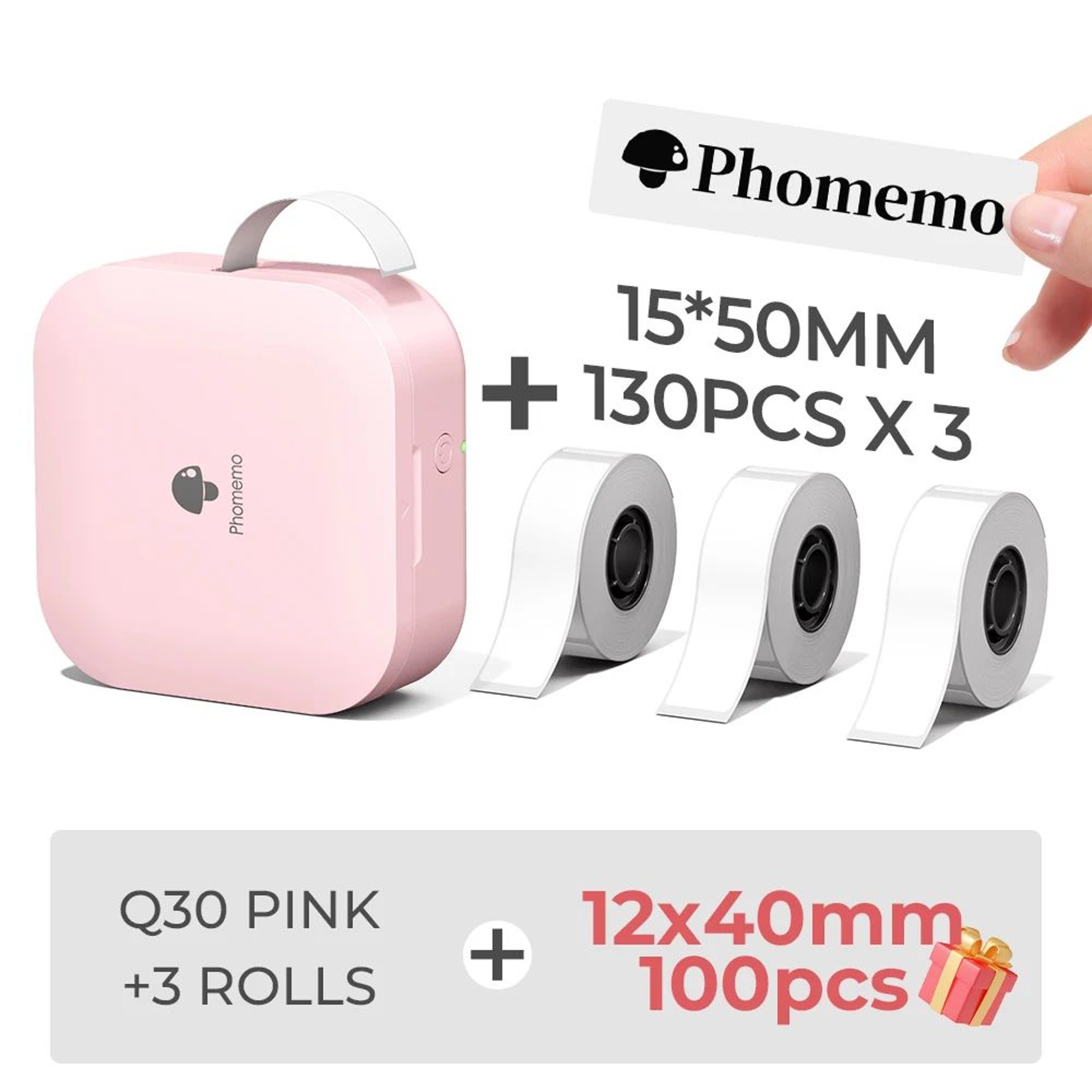 Compact Wireless Bluetooth Mini Label Printer 21