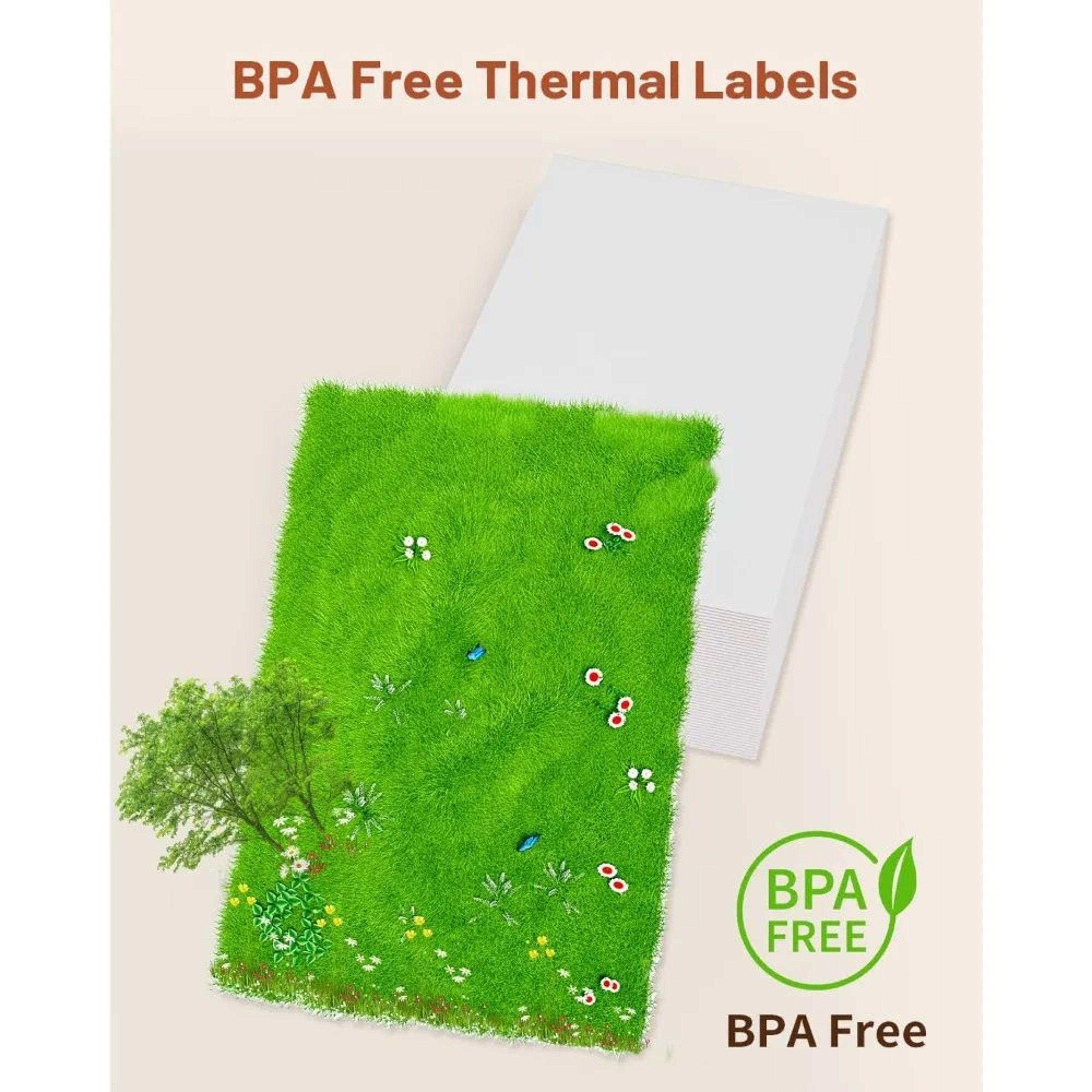 100 Sheets A4 Folded Thermal Printing Paper 1