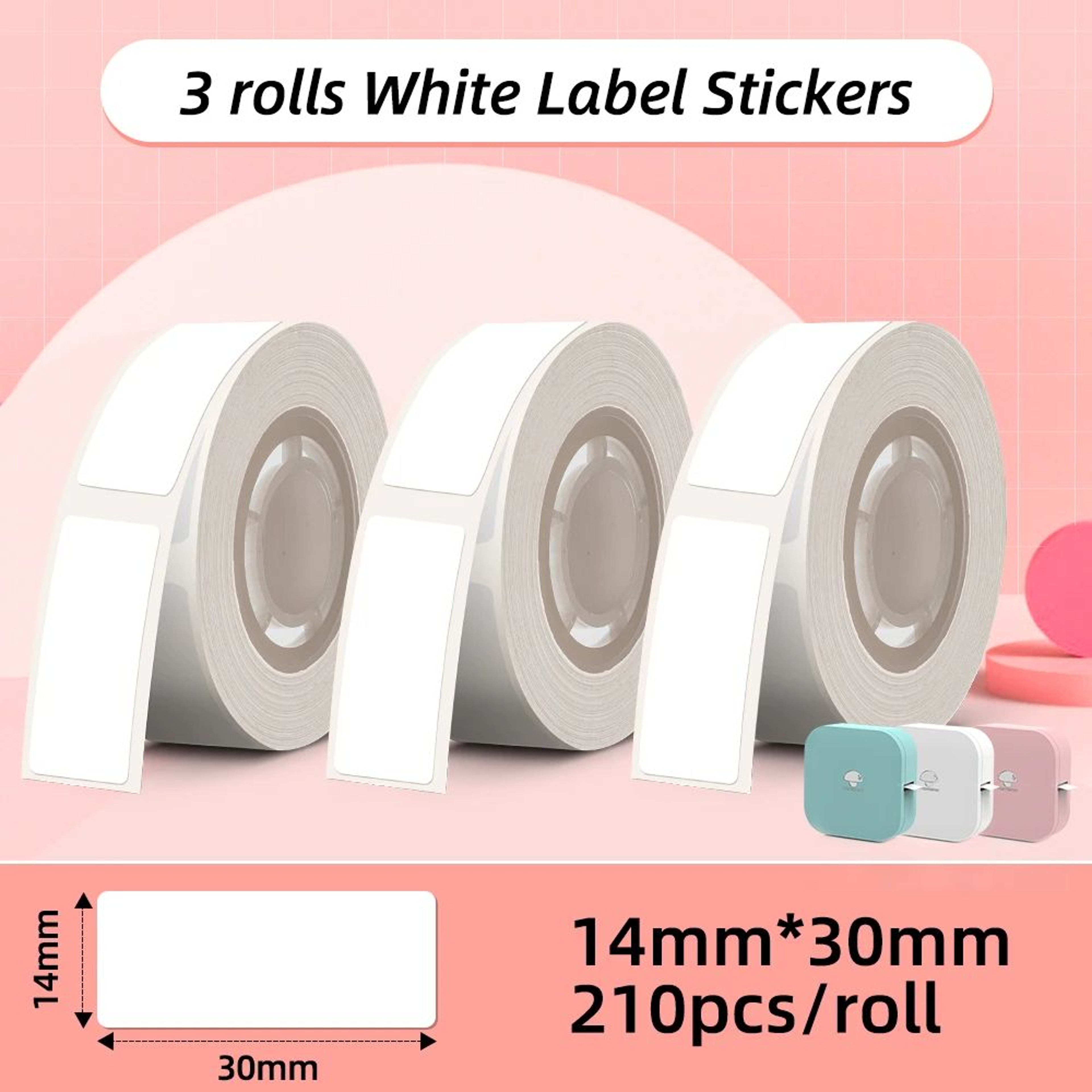 203 DPI Mini Bluetooth Barcode Label Maker 14