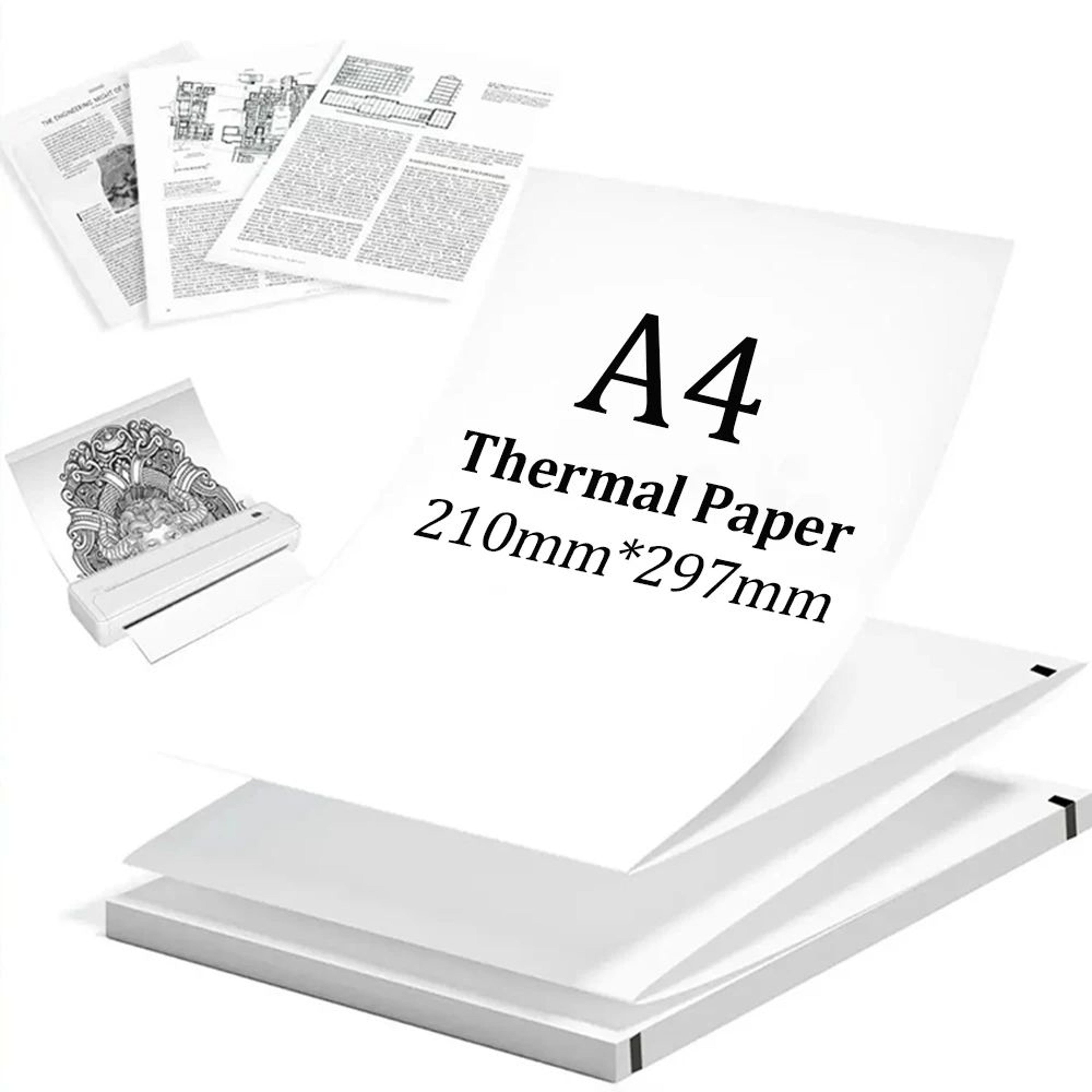 QuickDrying A4 Thermal Printing Paper 0
