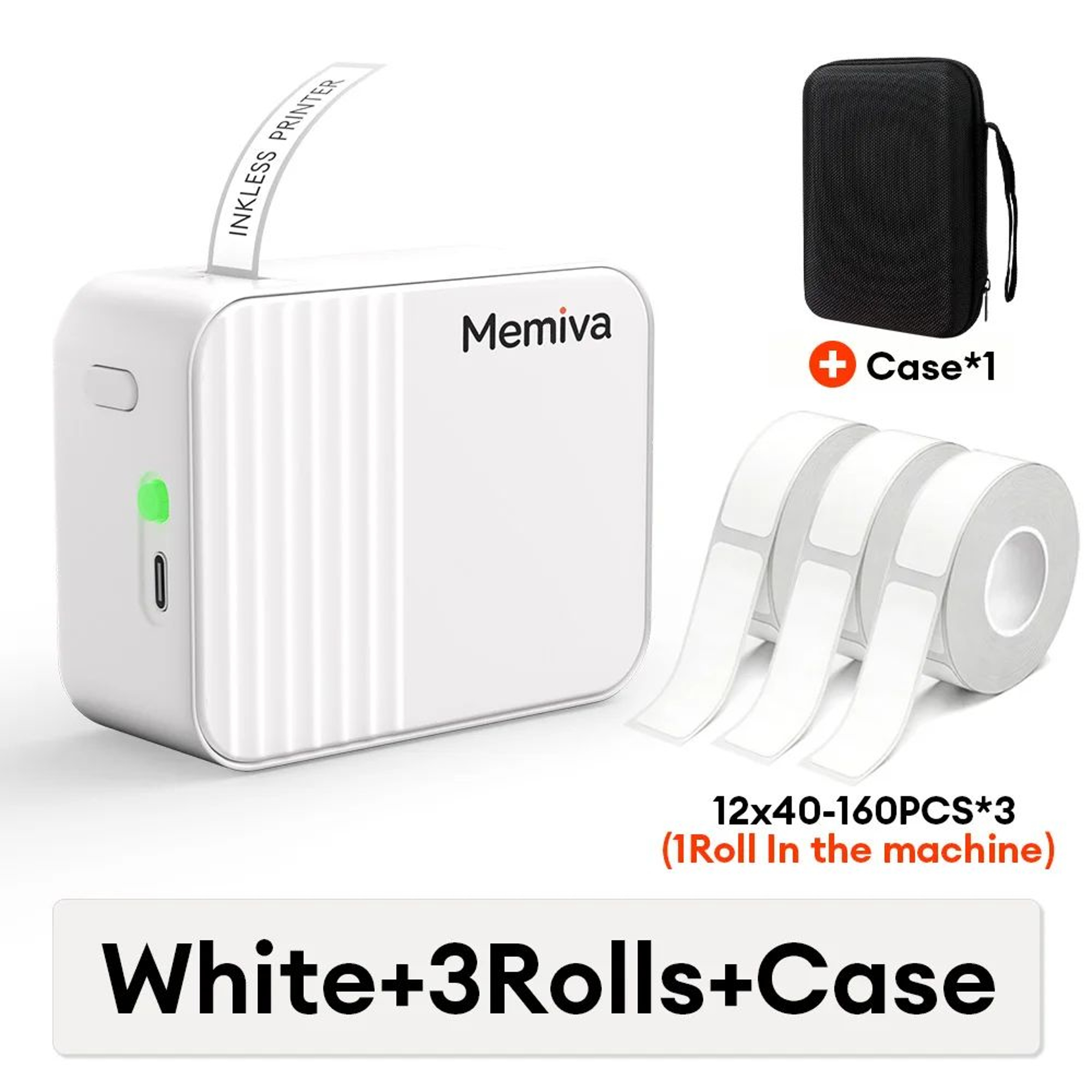 Compact Portable Thermal Sticker Label Maker 9