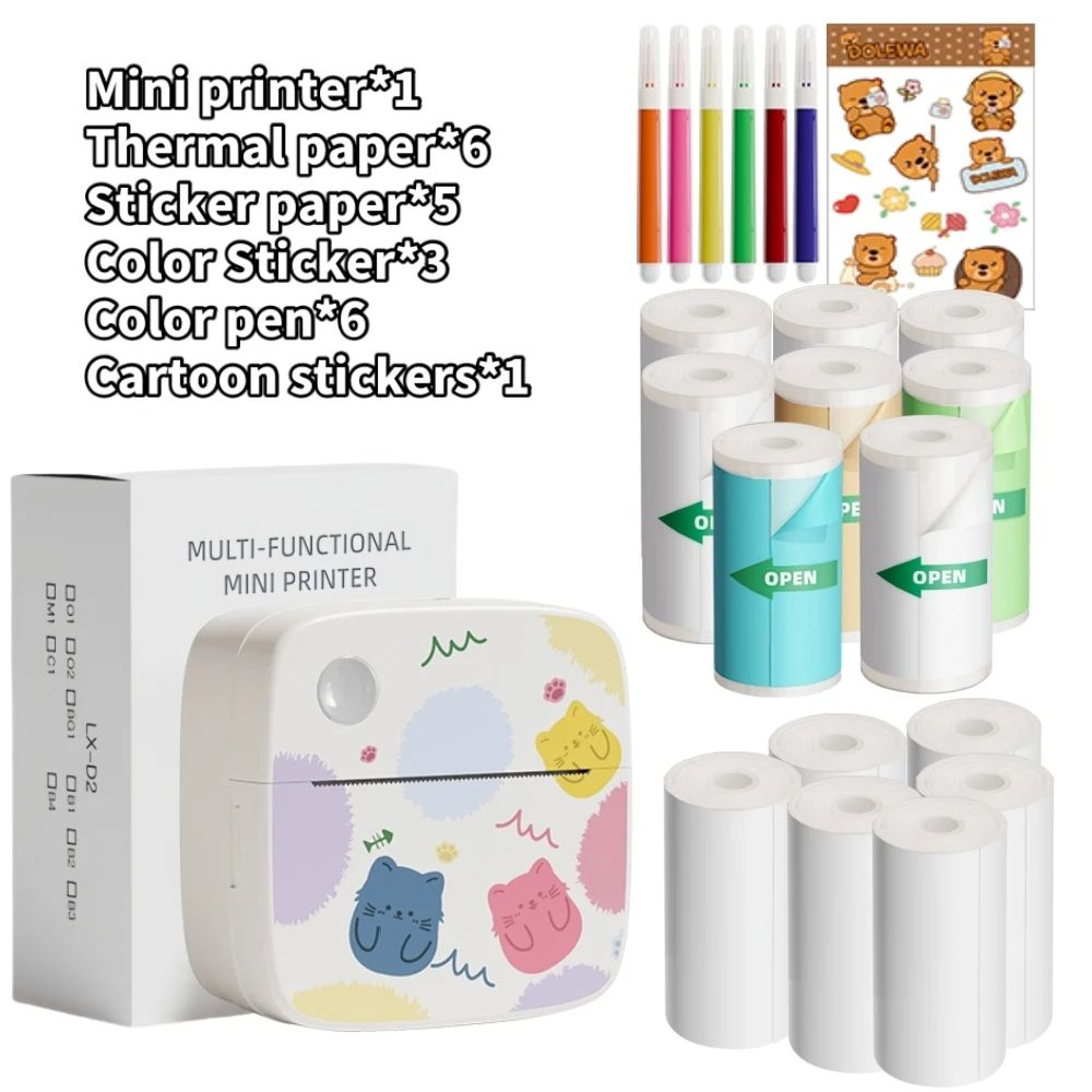 Portable Mini Thermal Printer For Photos And Labels 9