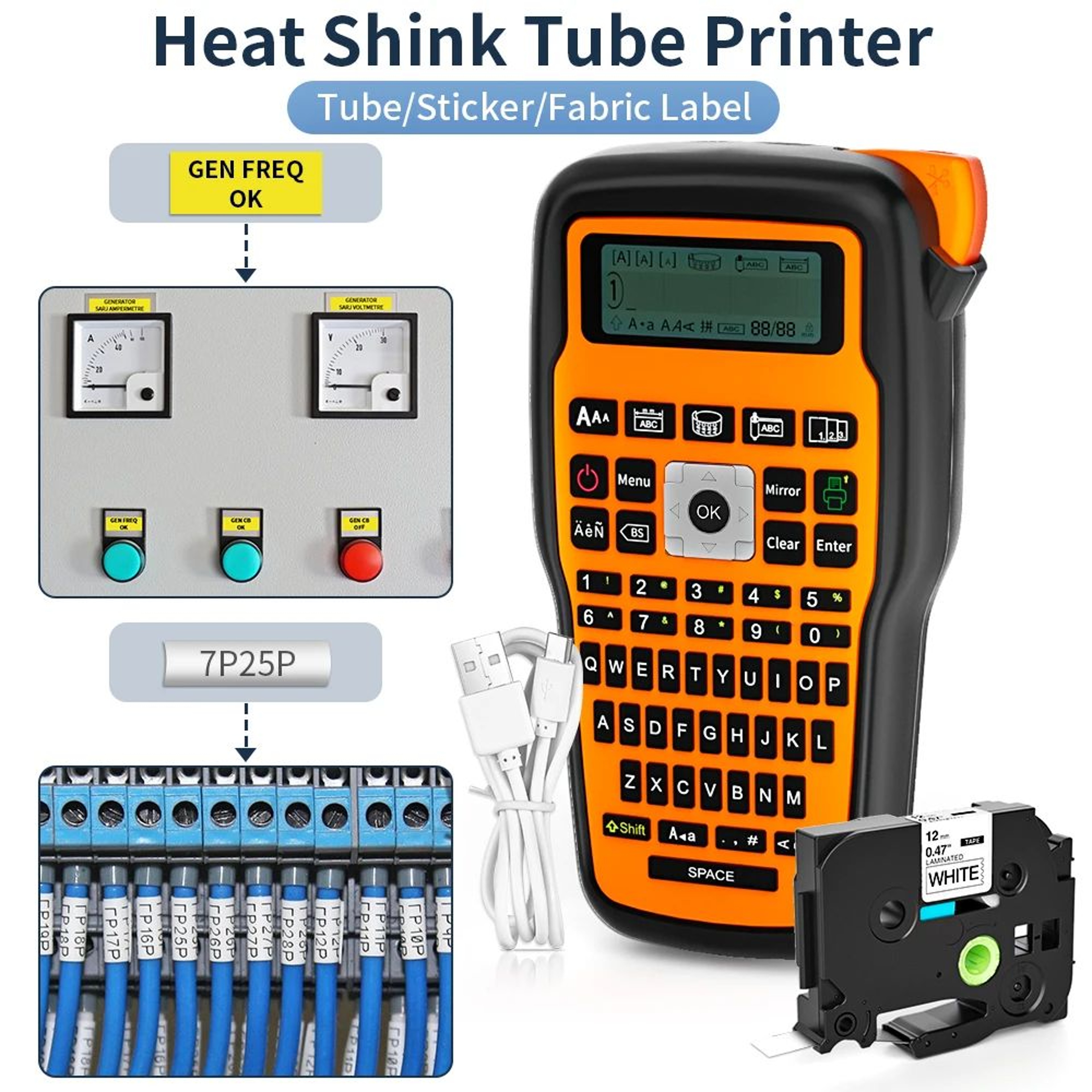 Portable Handheld Label Printer For Home And Office 0