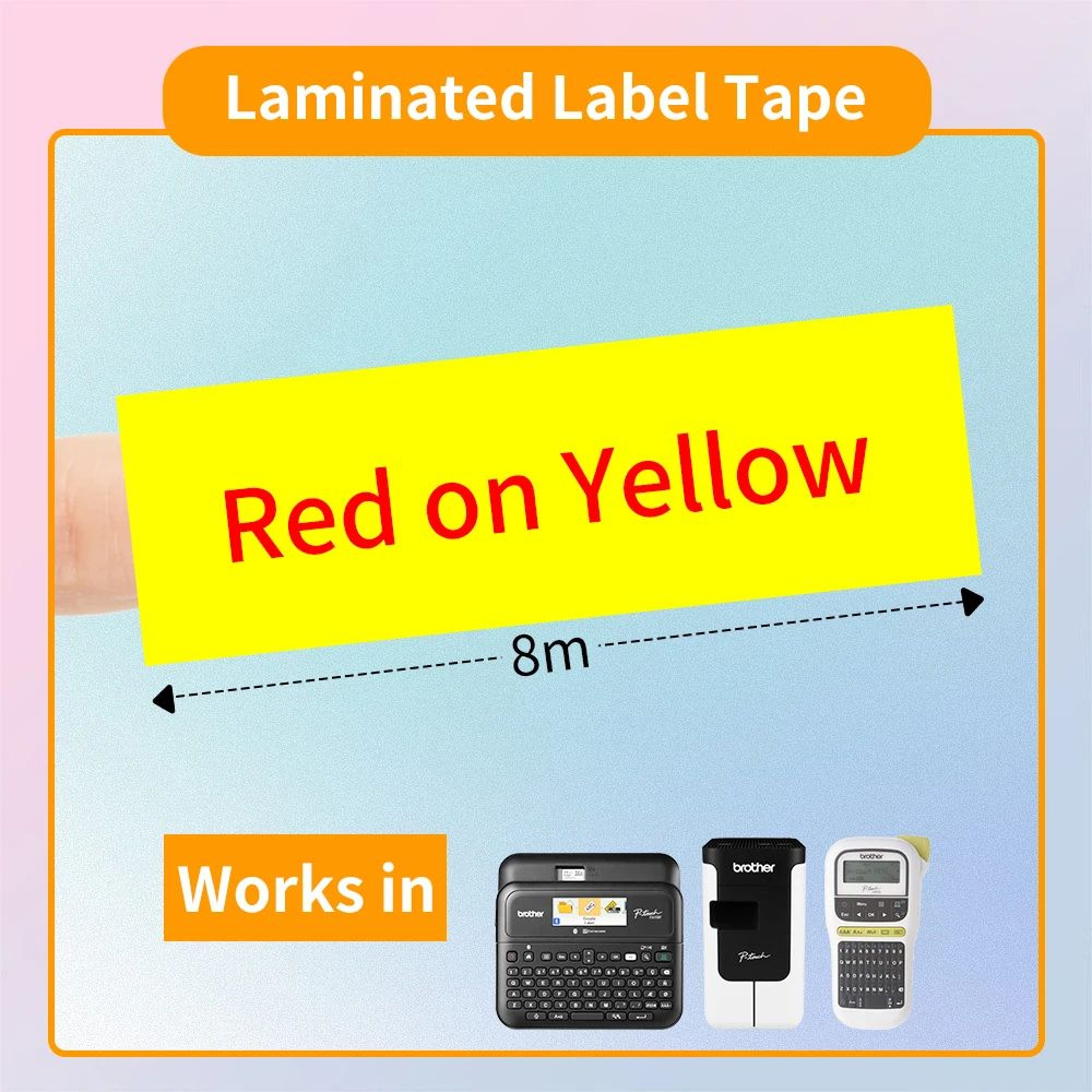 TripleSize Laminated Label Tape Replacement Cartridges 26