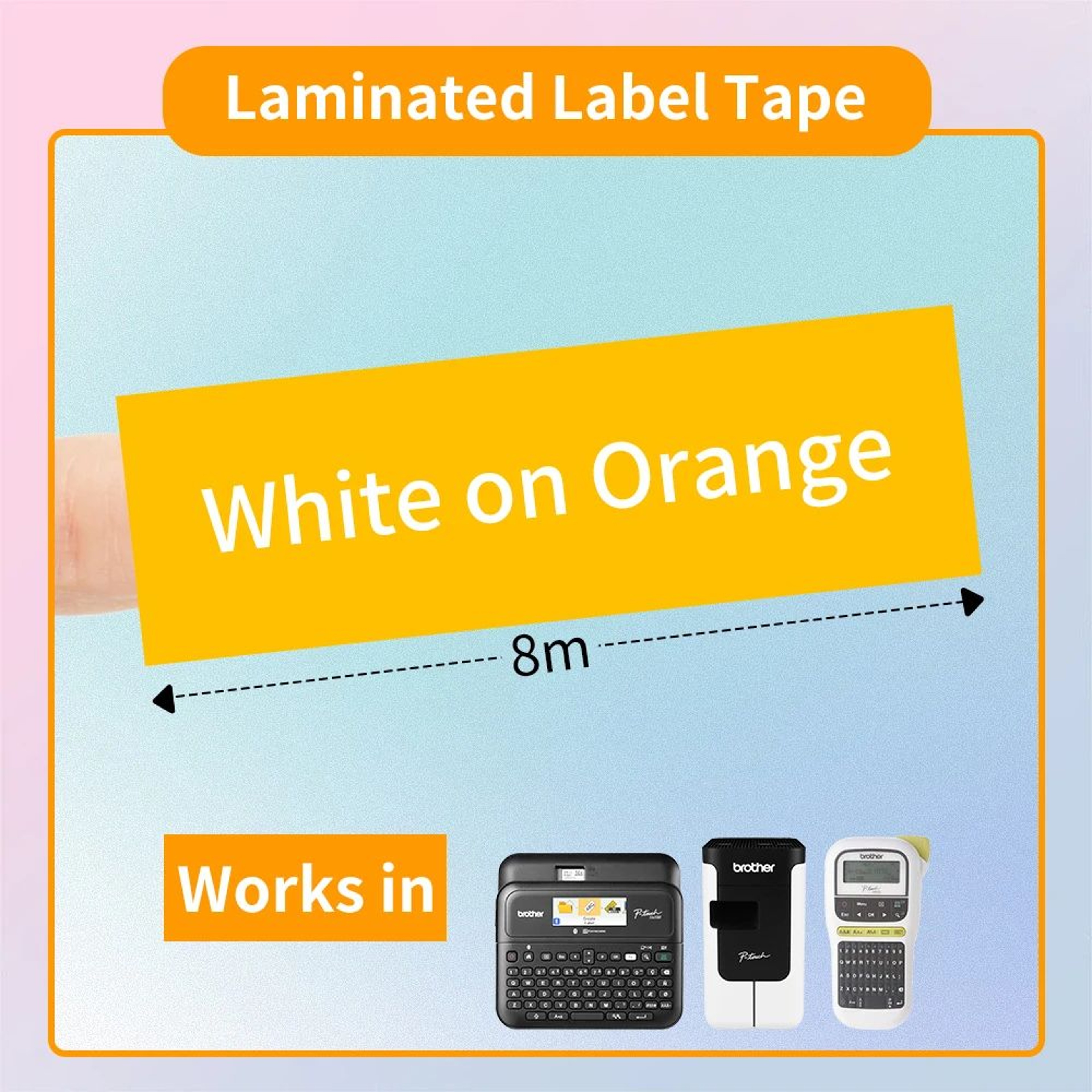 TripleSize Laminated Label Tape Replacement Cartridges 28