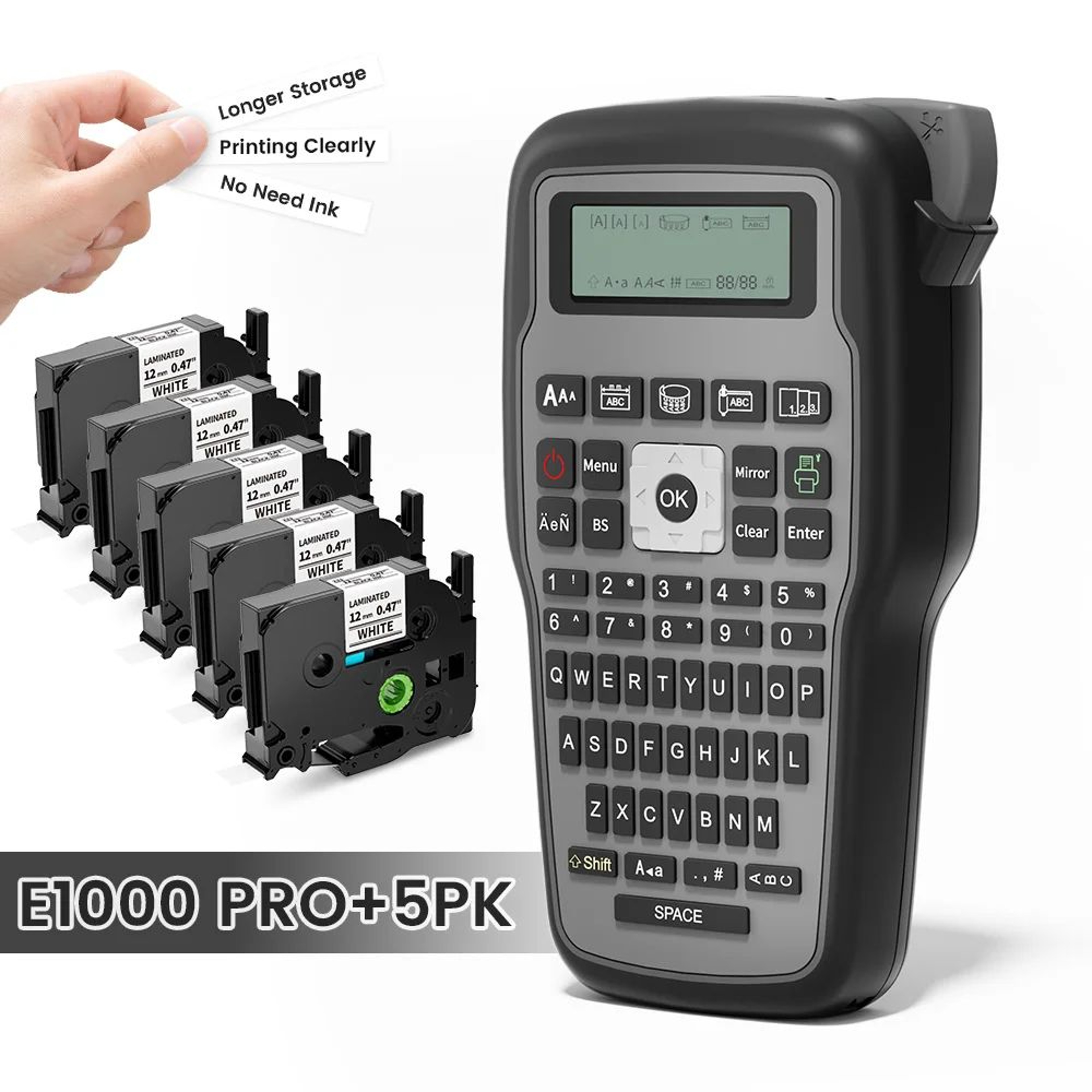 203 DPI Portable Handheld Label Printer 16