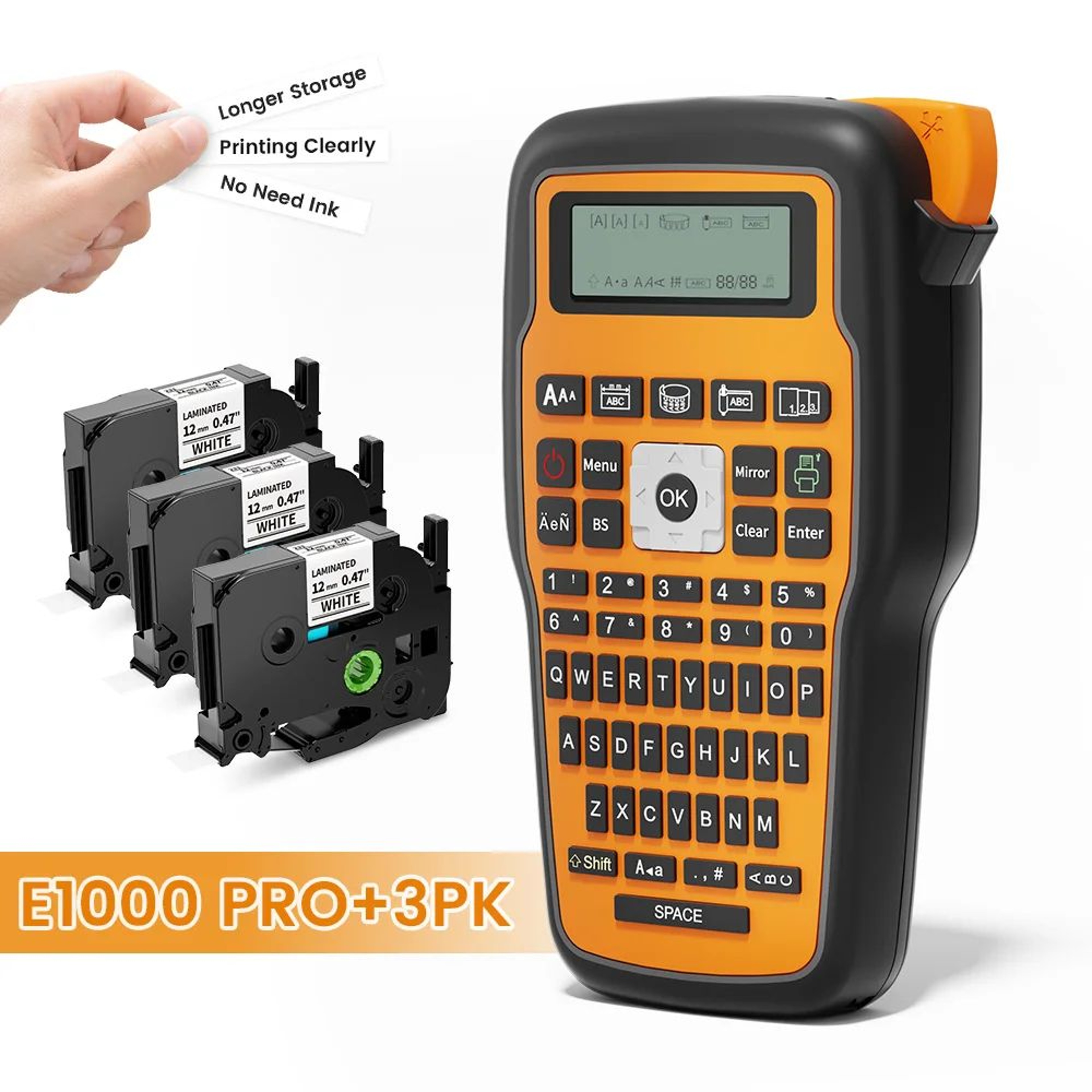 203 DPI Portable Handheld Label Printer 24