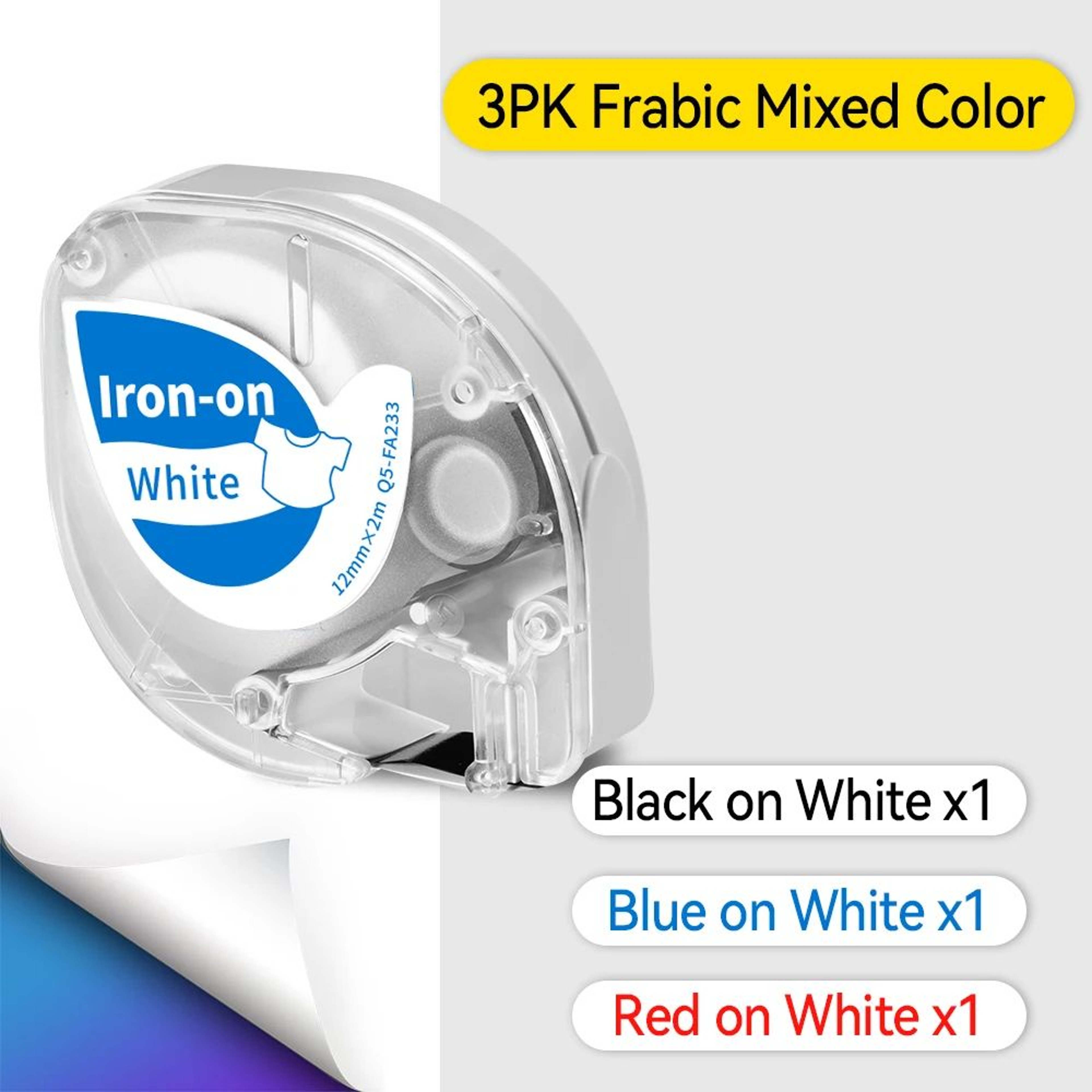 Heat Resistant White SelfAdhesive Label Tape Refill 6