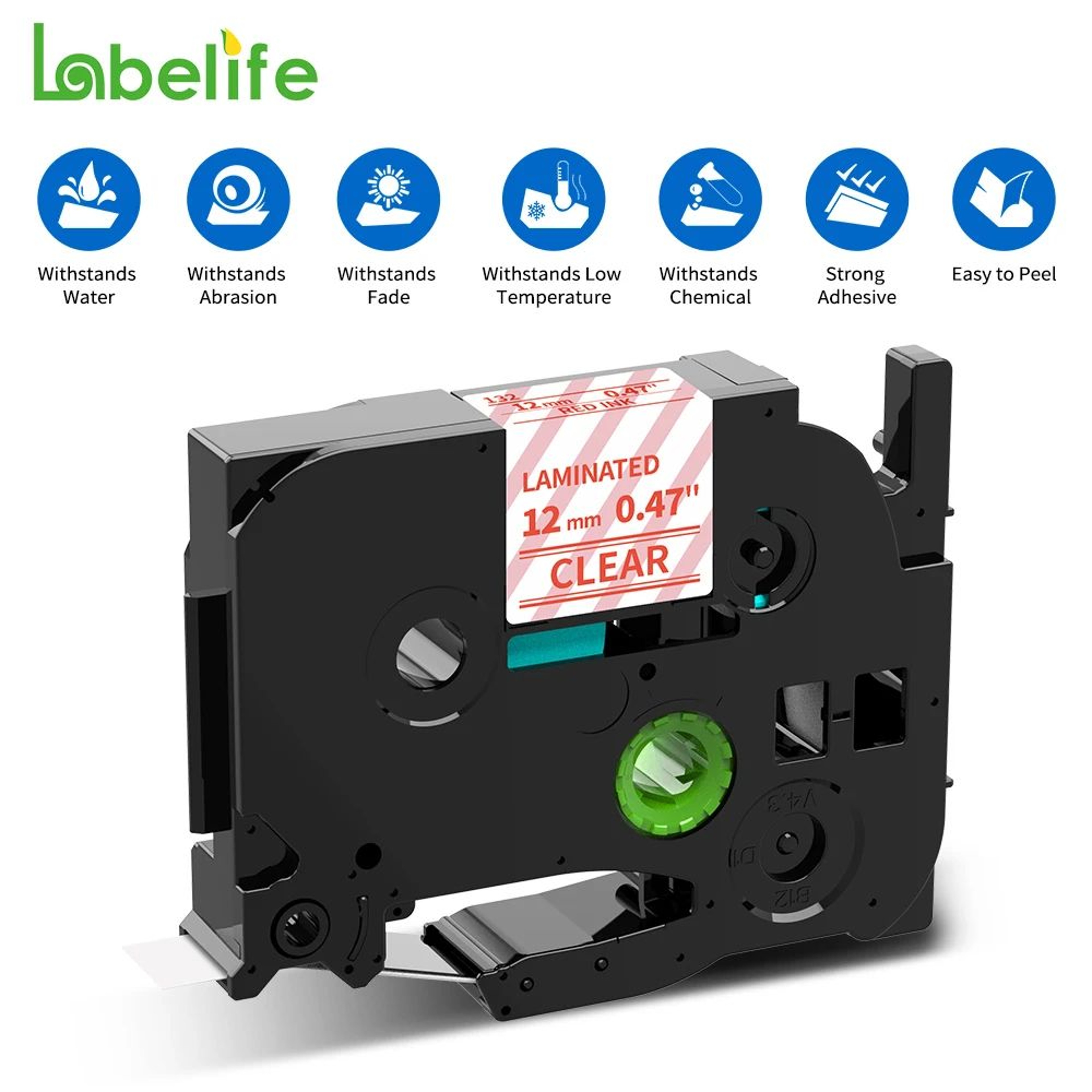 MultiWidth Laminated Label Tape Refill Cartridges 16