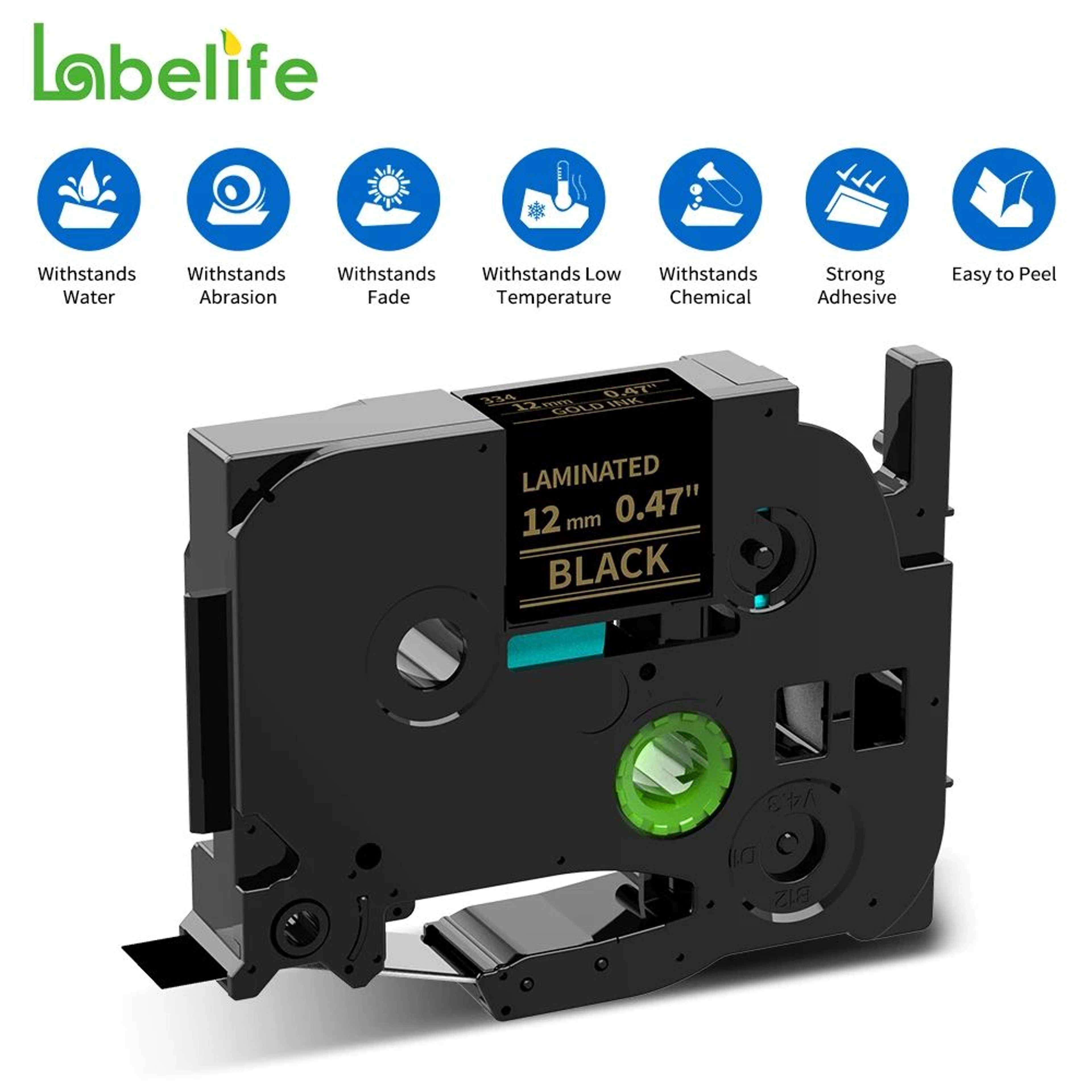 MultiWidth Laminated Label Tape Refill Cartridges 15