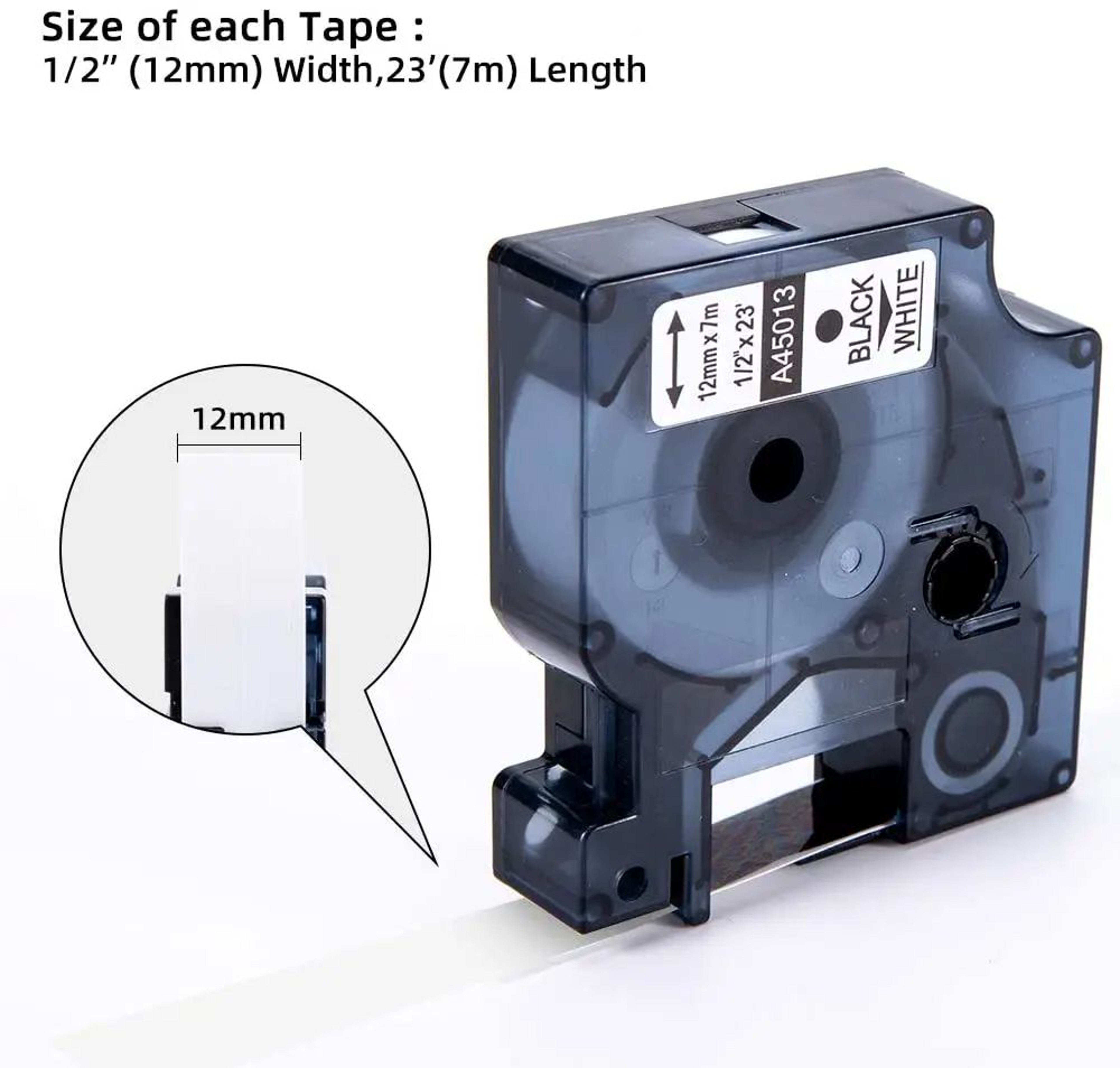 Versatile Label Maker Tape Replacement Cartridge 2