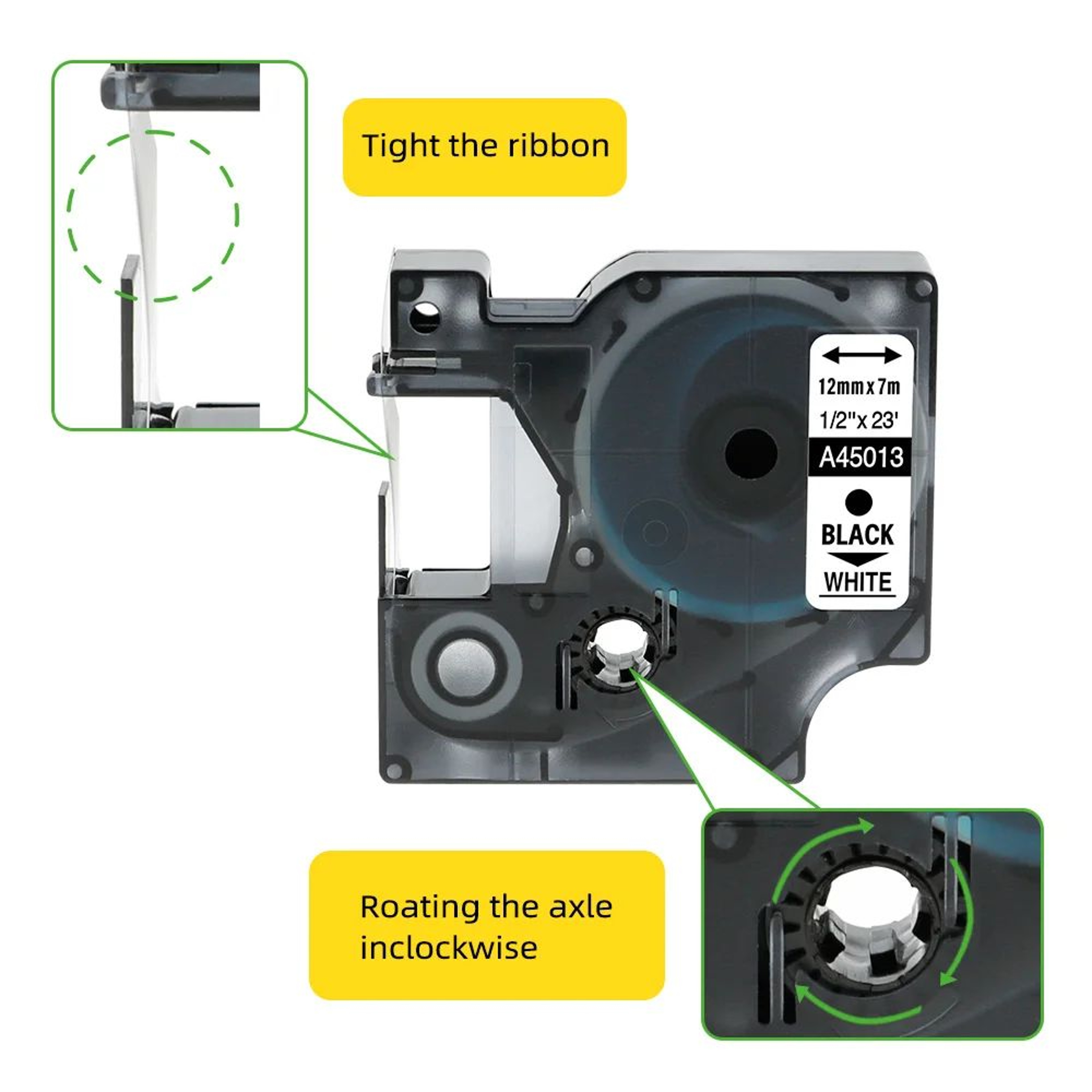 Versatile Label Maker Tape Replacement Cartridge 4