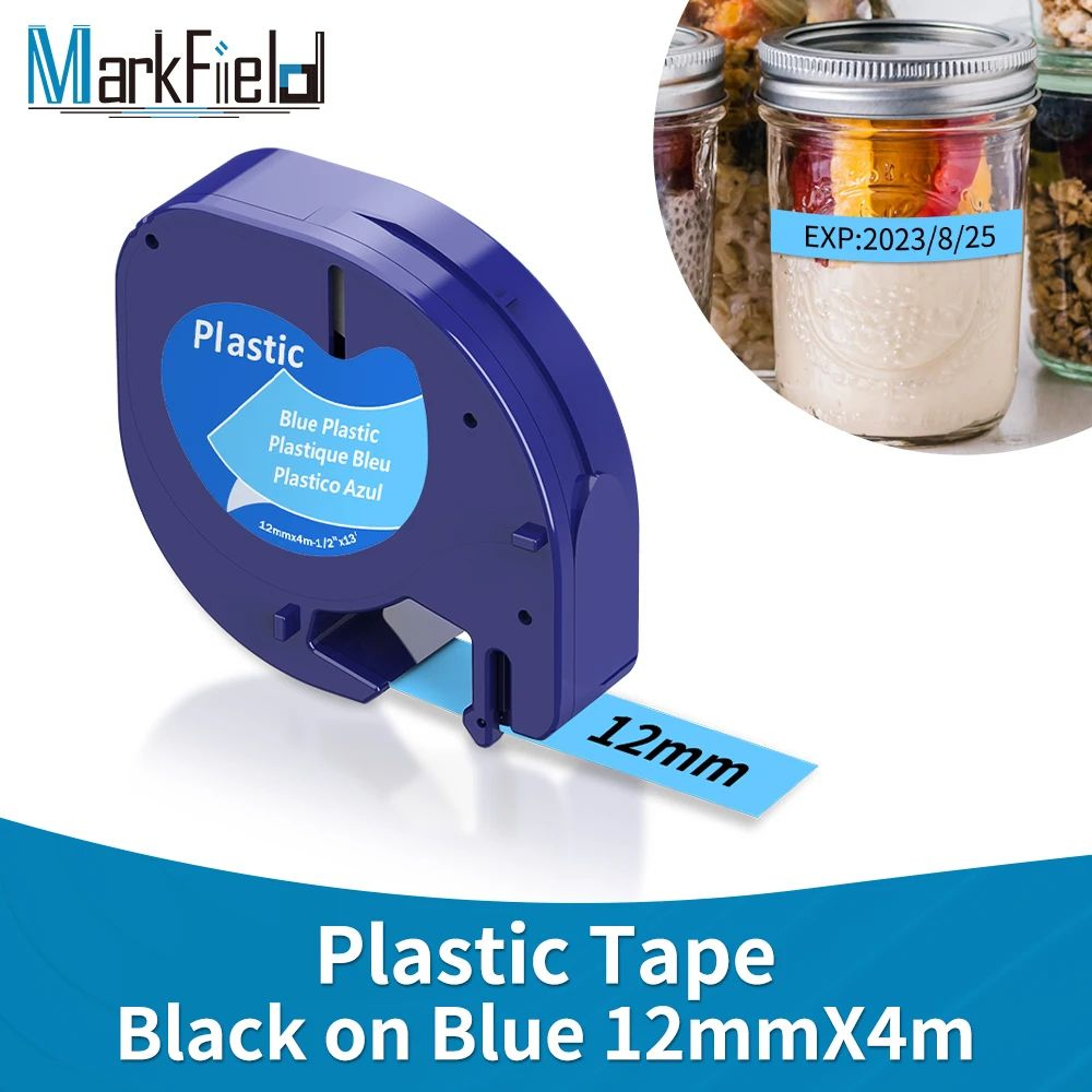 Multicolor Label Tape Refill Cartridges 14